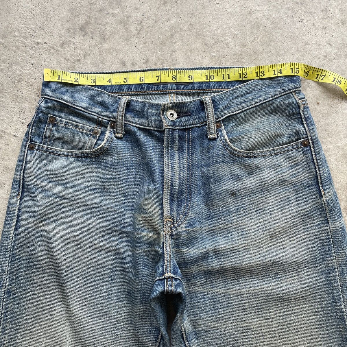 Japanese Brand W30💥 Vintage Japanese Distressed Faded Rusty Denim Pants Size US 30 / EU 46 - 5 Thumbnail