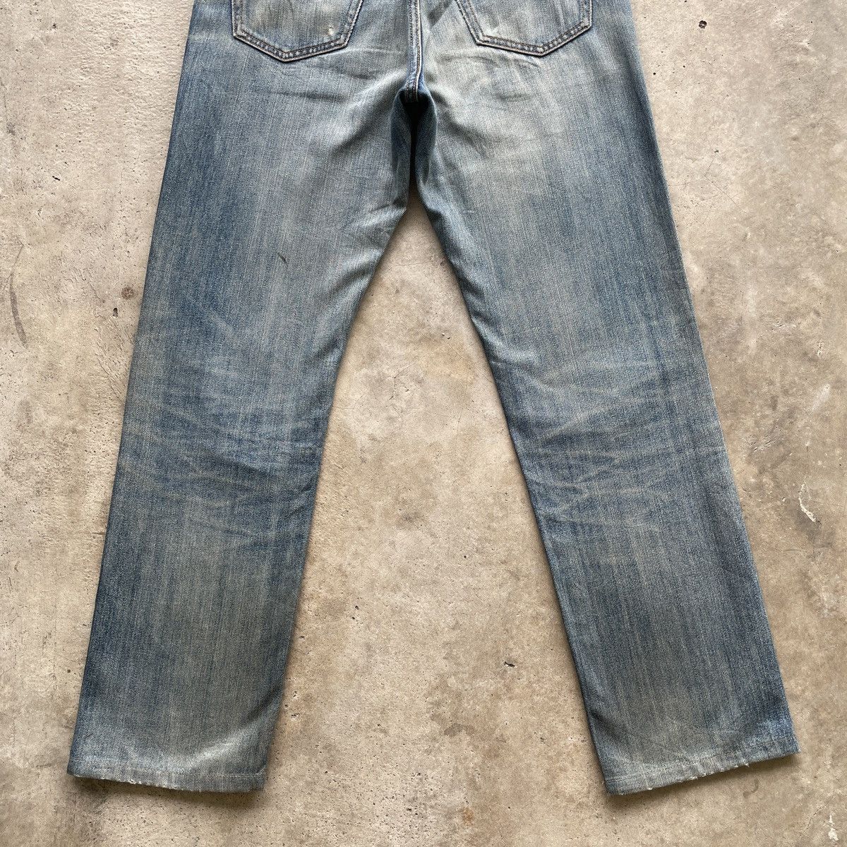 Japanese Brand W30💥 Vintage Japanese Distressed Faded Rusty Denim Pants Size US 30 / EU 46 - 10 Thumbnail