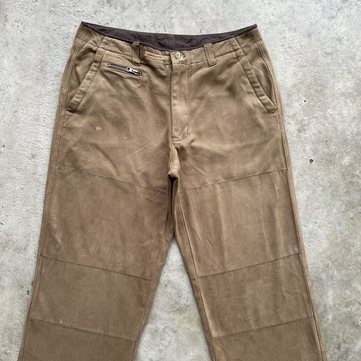 Faded Glory × Vintage Vintage LL Palio Faded Double Knee Trousers Casual Pants W33 Size US 33 - 3 Thumbnail