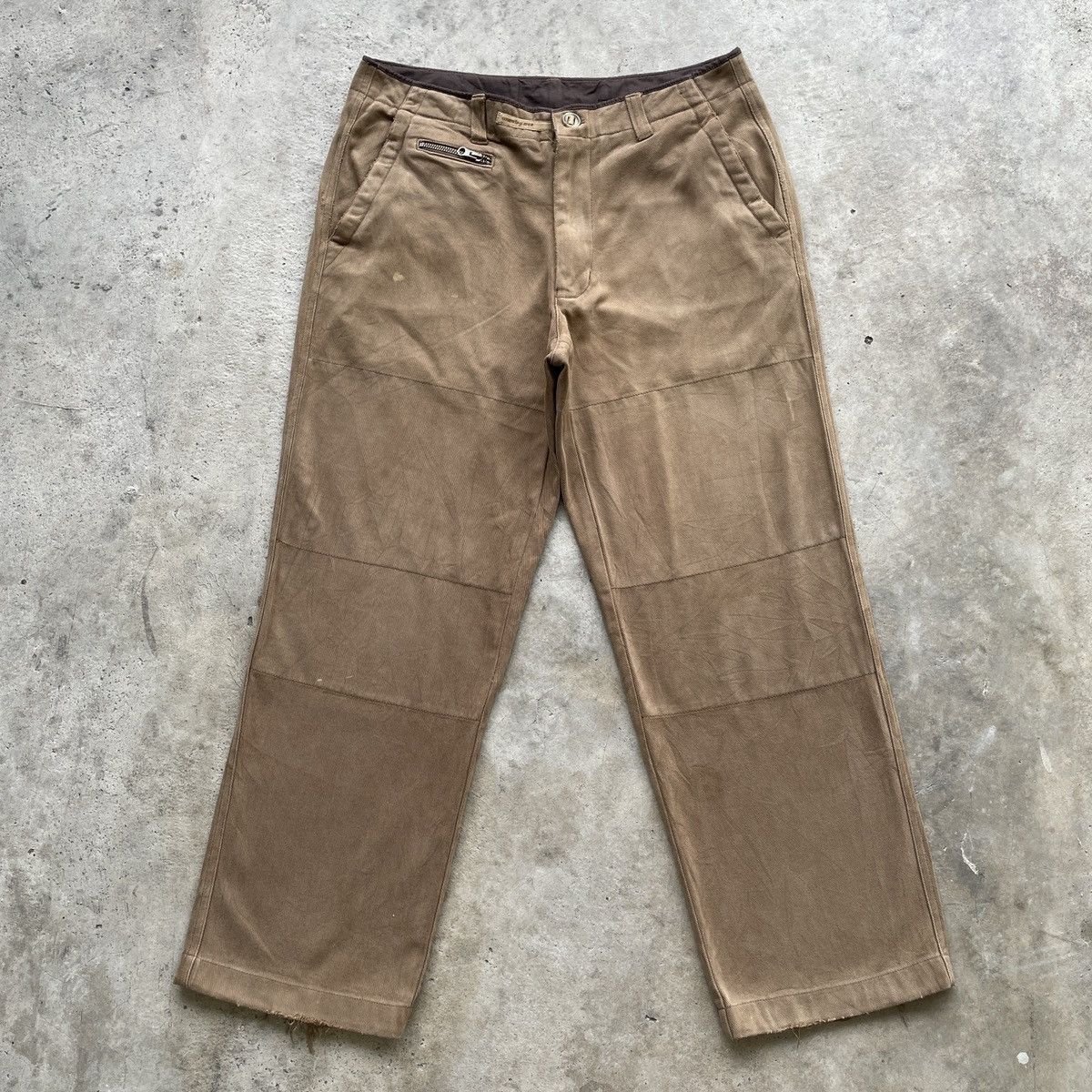 Faded Glory × Vintage Vintage LL Palio Faded Double Knee Trousers Casual Pants W33 Size US 33 - 1 Thumbnail