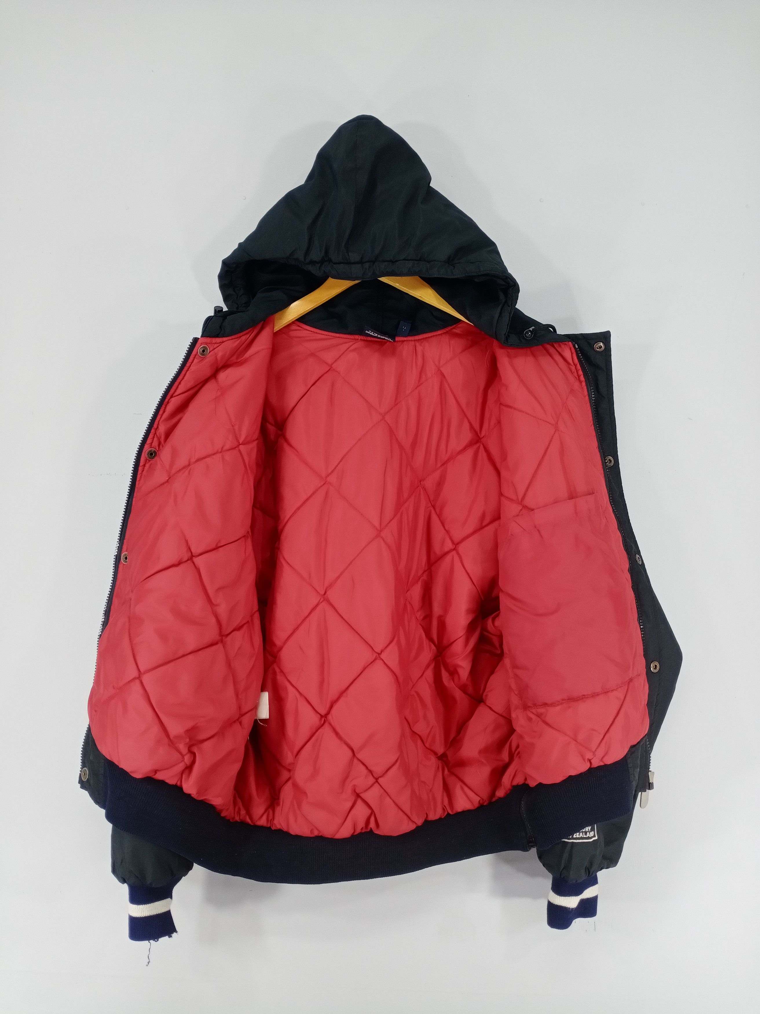 Canterbury of New Zealand 💥RARE💥Vintage 90s Canterbury Rugby Bomber Hooded Jacket Size US L / EU 52-54 / 3 - 10 Thumbnail