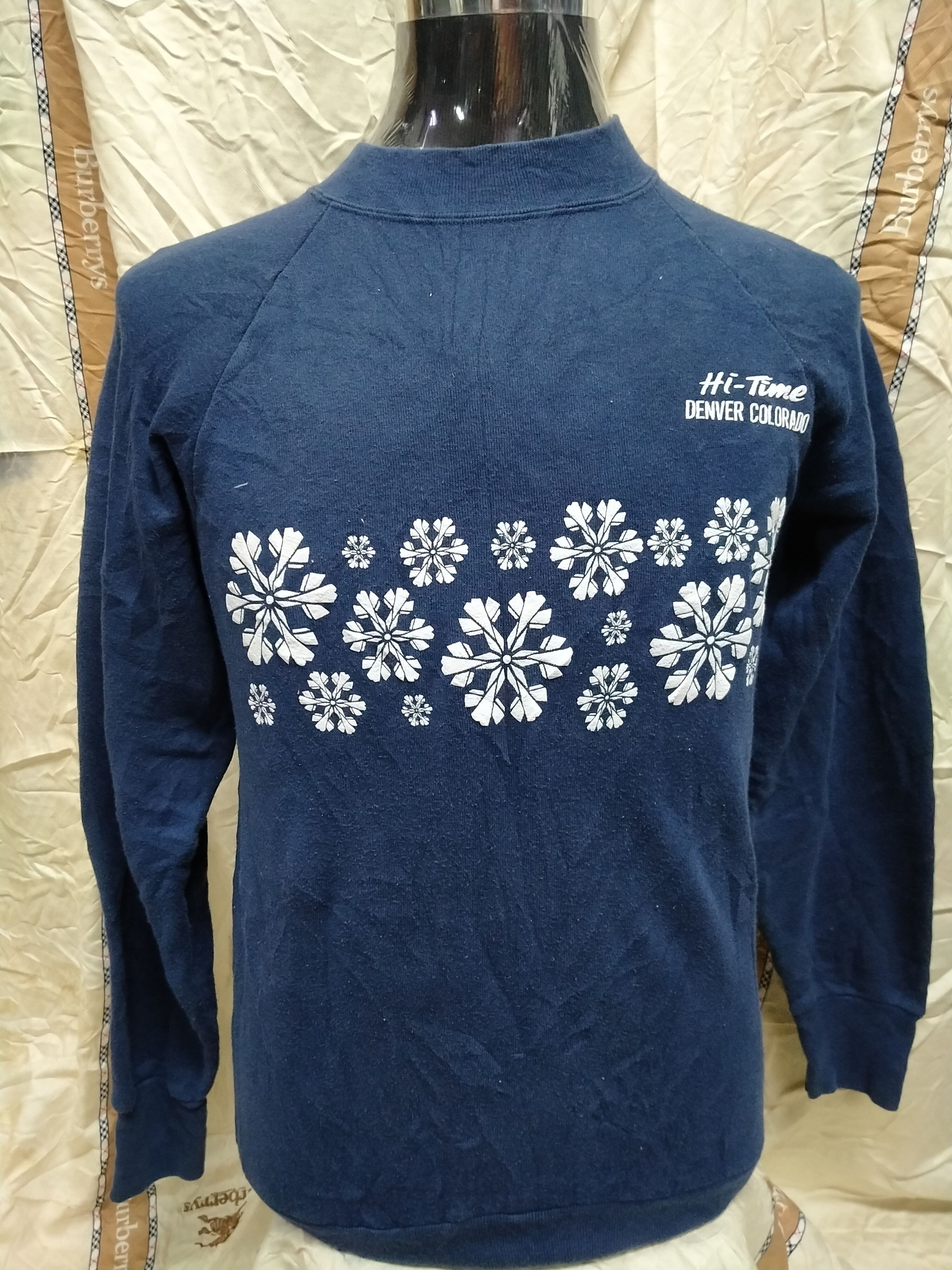 VINTAGE SWEATSHIRT HI-TIME DENVER COLORADO By ONEITA TAG