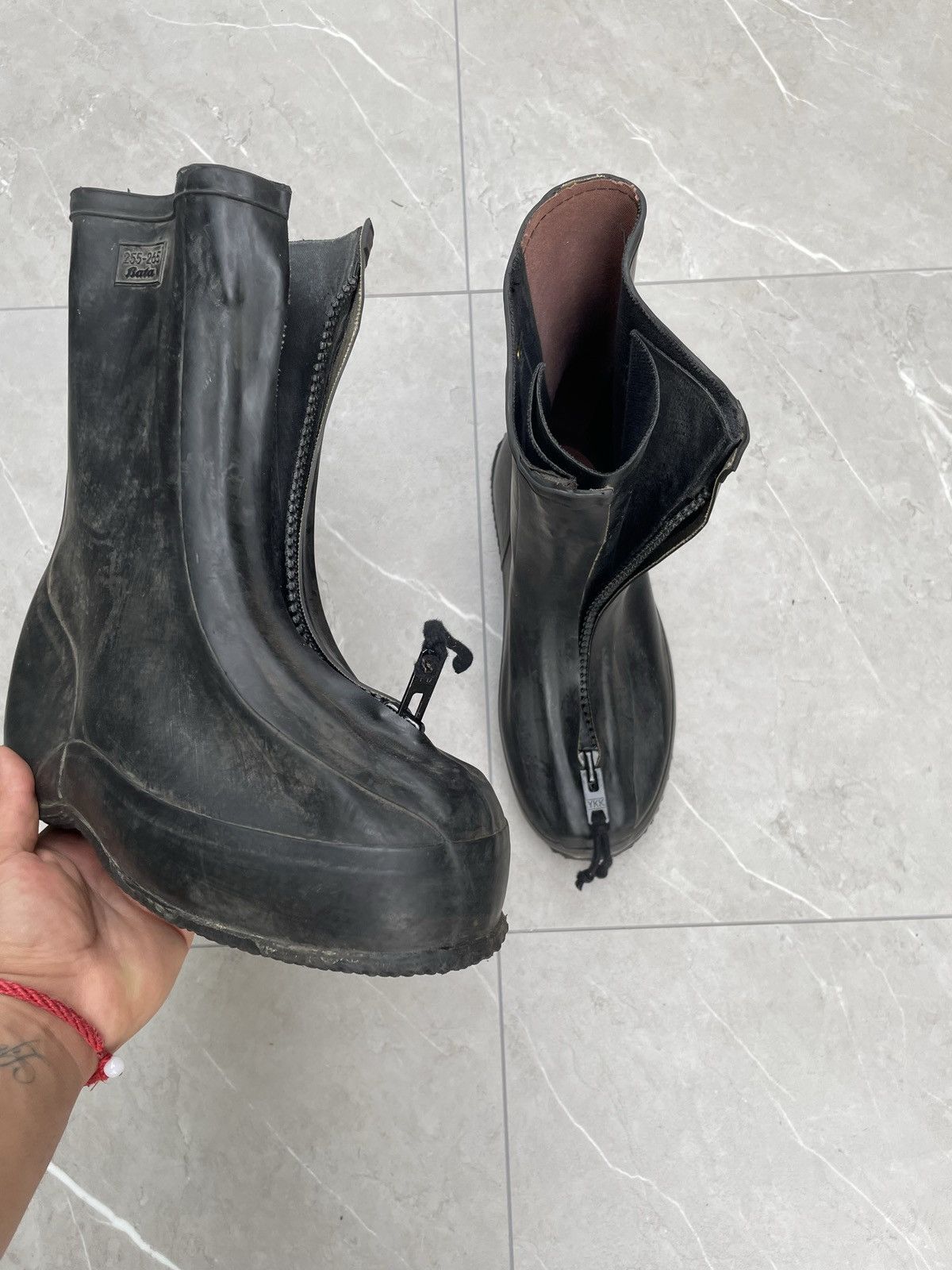 Vintage Vintage 90s Avant Garde Combat Waterproof Boots Size US 10.5 / EU 43-44 - 8 Thumbnail