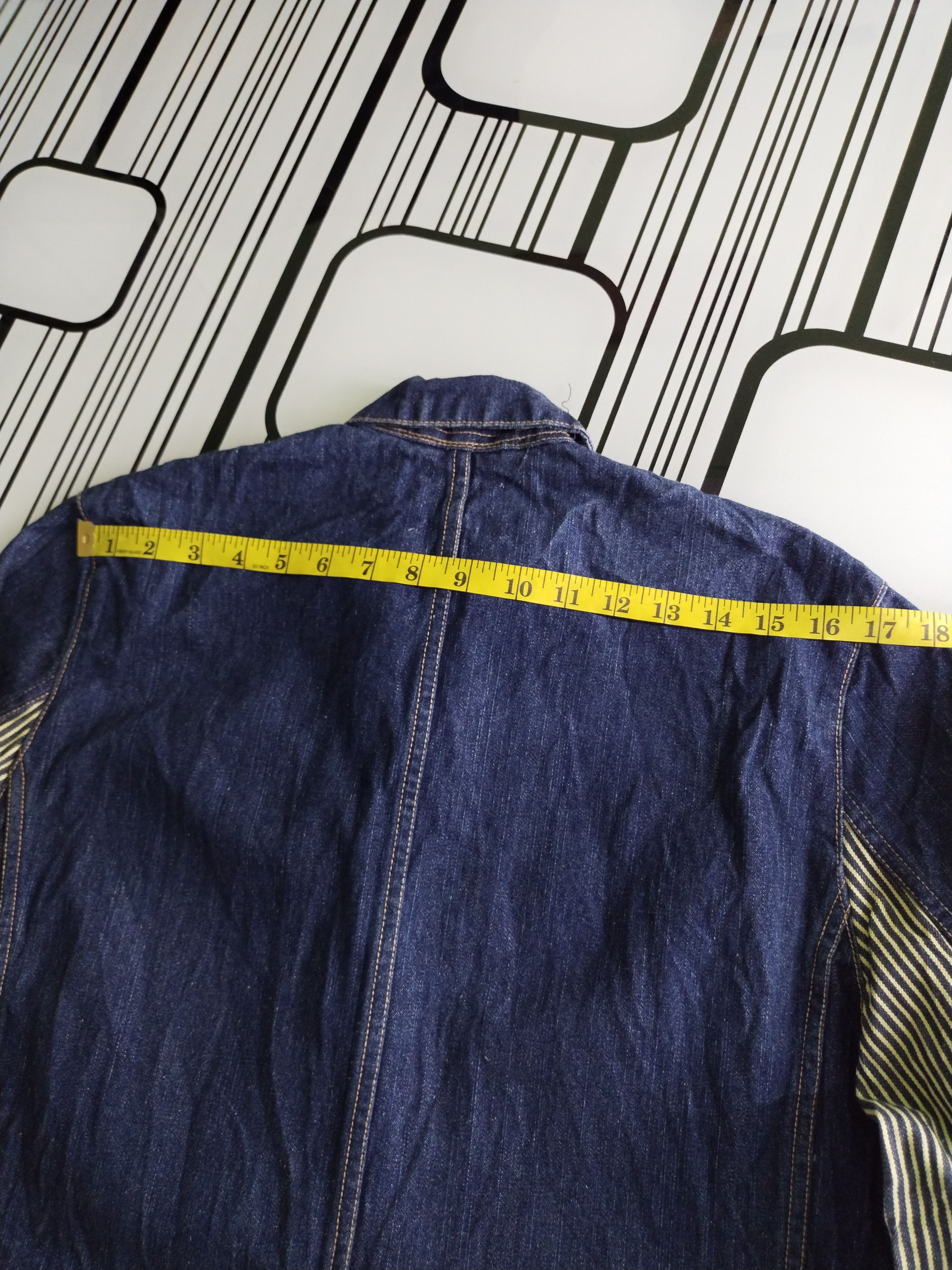 If Six Was Nine × Vintage 🔥 Exsezon Exchange Denim Jacket Size US M / EU 48-50 / 2 - 10 Thumbnail