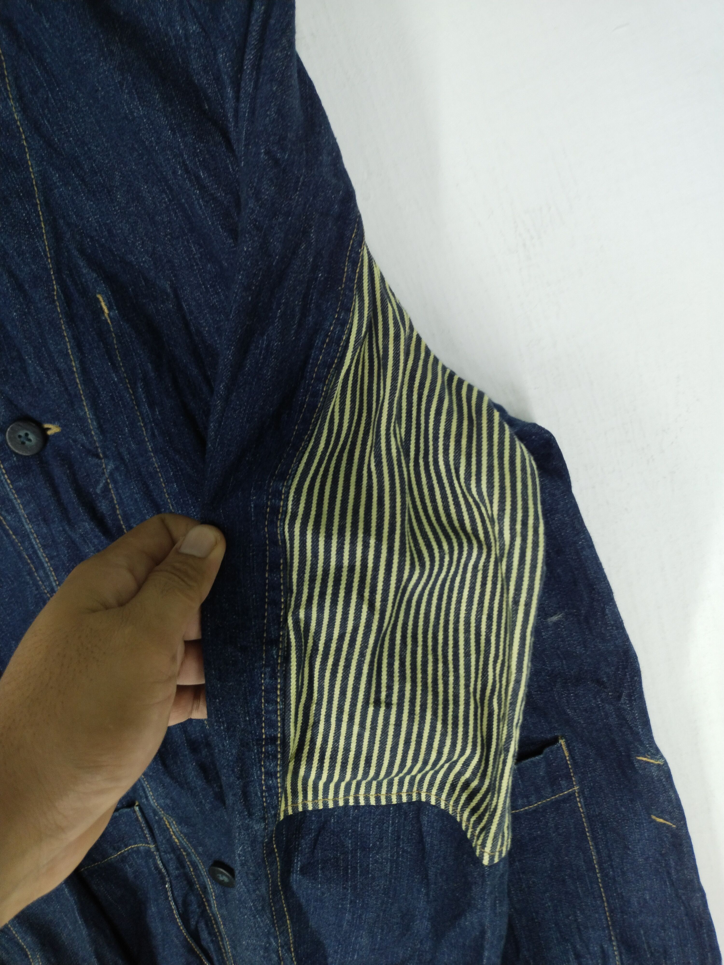 If Six Was Nine × Vintage 🔥 Exsezon Exchange Denim Jacket Size US M / EU 48-50 / 2 - 5 Thumbnail