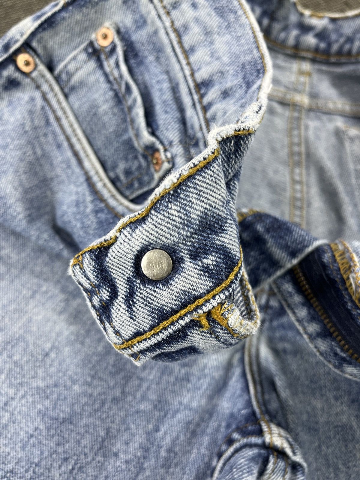 Levi's 90s Vintage Levis 550 Stone Wash Jeans - J466 Size US 32 / EU 48 - 8 Thumbnail