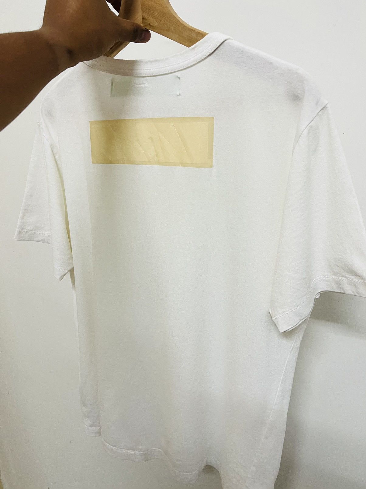 Off-White Off-White Tape Mens Cotton Tee Size US L / EU 52-54 / 3 - 10 Thumbnail