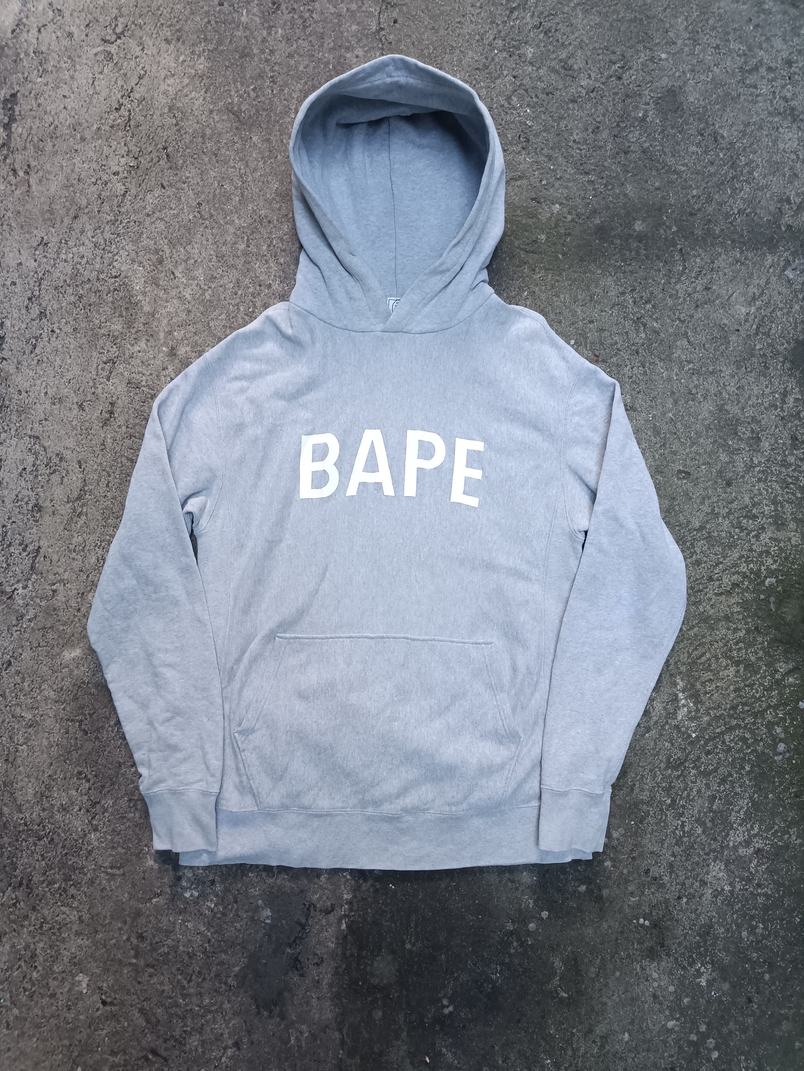 Bape 2021 Summer Bag Go popular Skate Pullover Hoodie Gray