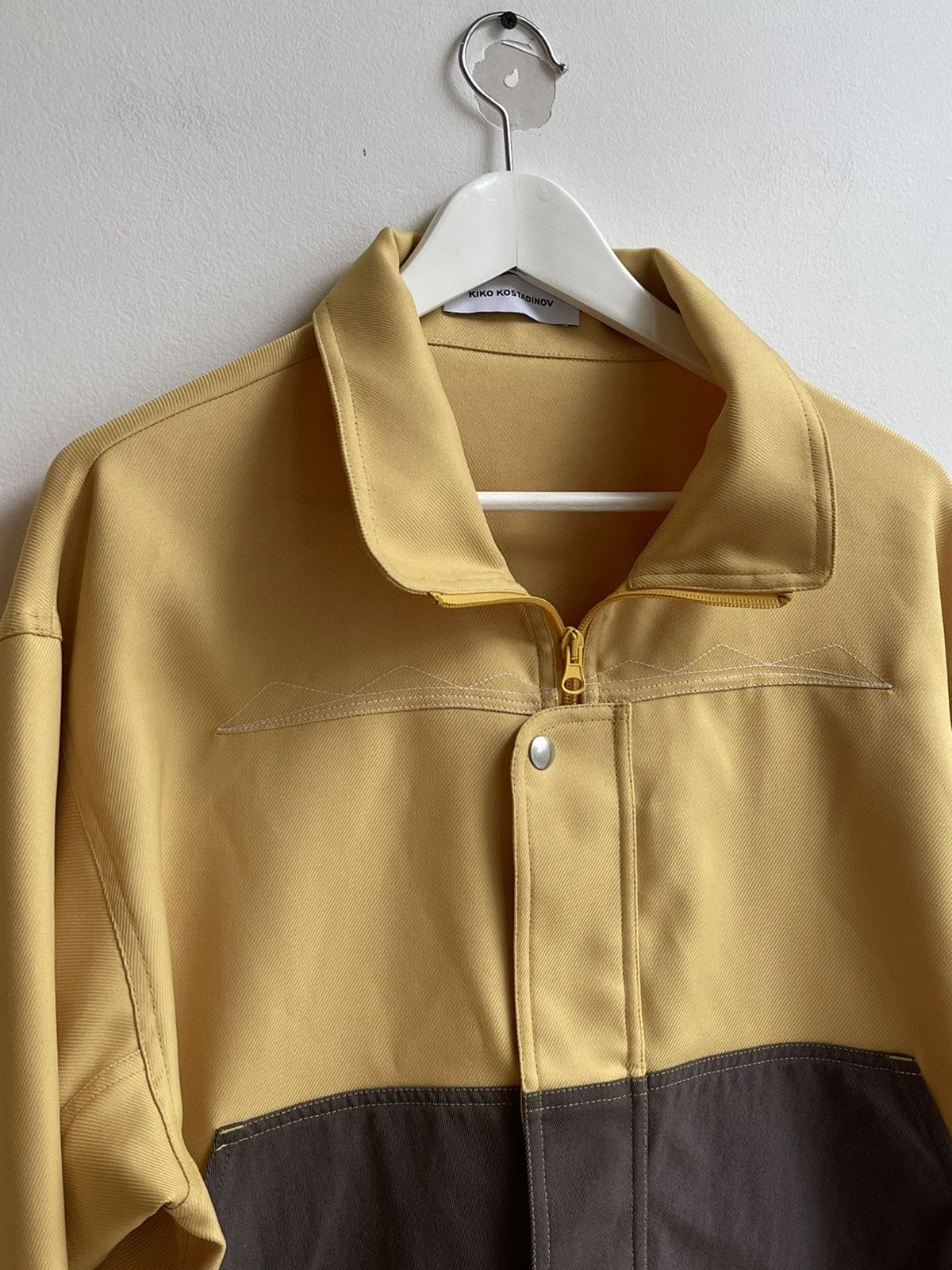 Kiko Kostadinov SS19 00062019 'Kutch' Two-Tone Zip Jacket