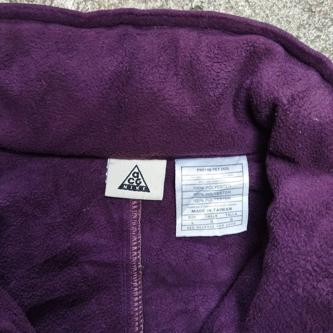 Nike × Nike ACG Vintage Nike acg fleece jacket Size US L / EU 52-54 / 3 - 4 Thumbnail