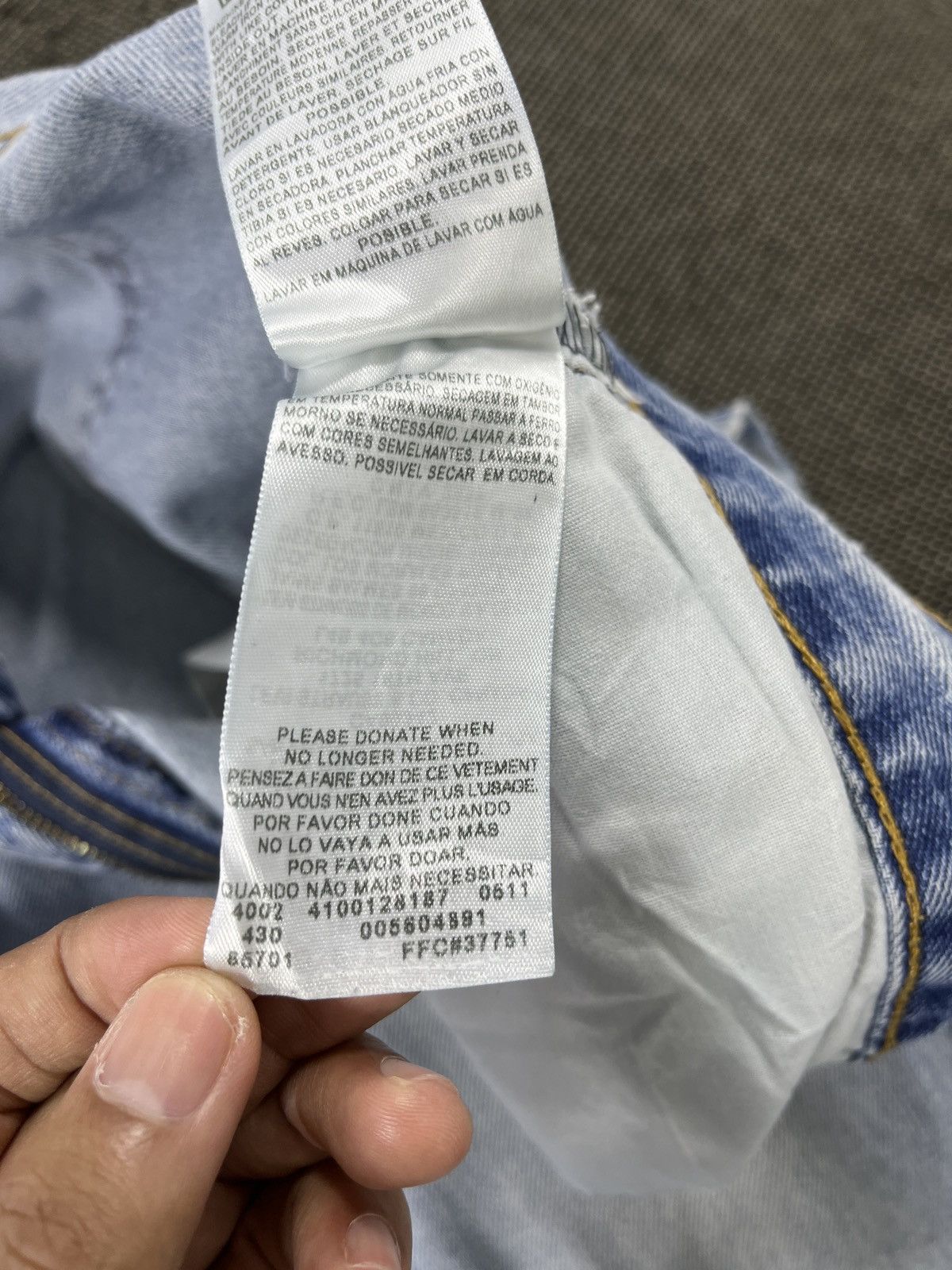 Levi's Vintage Levis 560 Comfort Fit Jeans - J518 Size US 41 - 9 Thumbnail