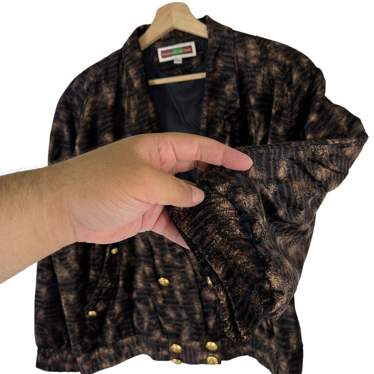 Japanese Brand VINTAGE CARDIGAN BOMBER JACKET DESIGN HELENEDEMICHAEL JAPAN Size US L / EU 52-54 / 3 - 6 Thumbnail