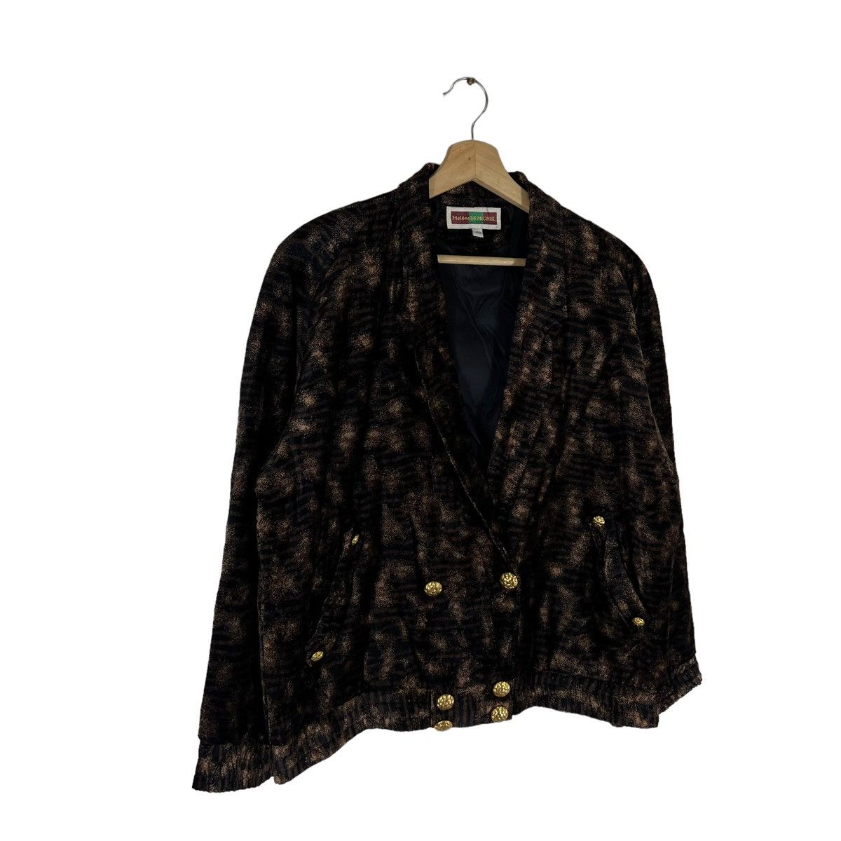 Japanese Brand VINTAGE CARDIGAN BOMBER JACKET DESIGN HELENEDEMICHAEL JAPAN Size US L / EU 52-54 / 3 - 3 Thumbnail