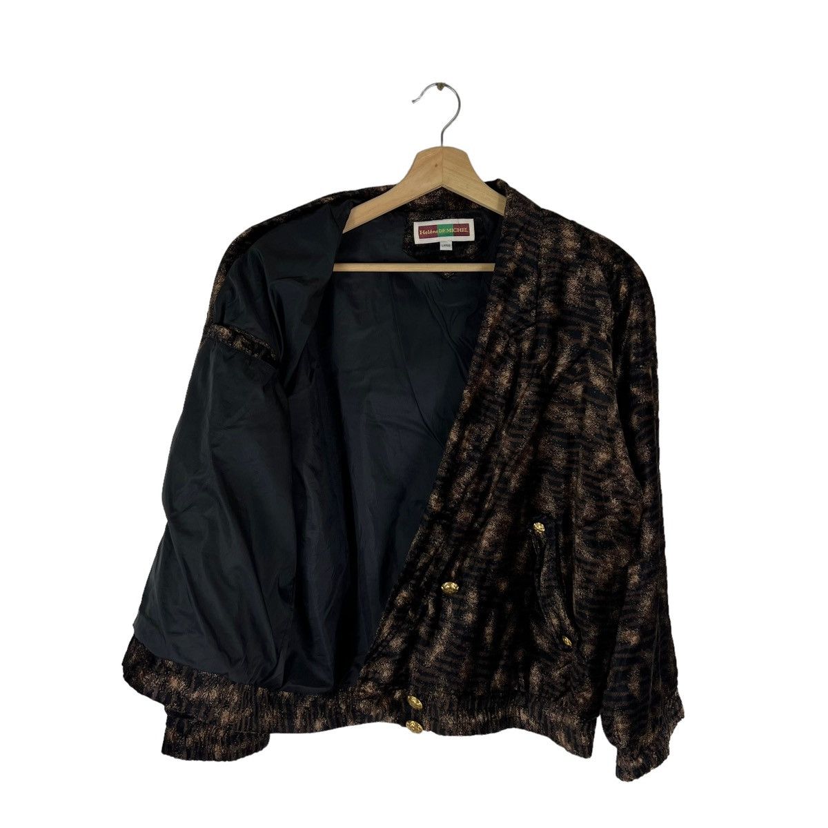 Japanese Brand VINTAGE CARDIGAN BOMBER JACKET DESIGN HELENEDEMICHAEL JAPAN Size US L / EU 52-54 / 3 - 9 Thumbnail