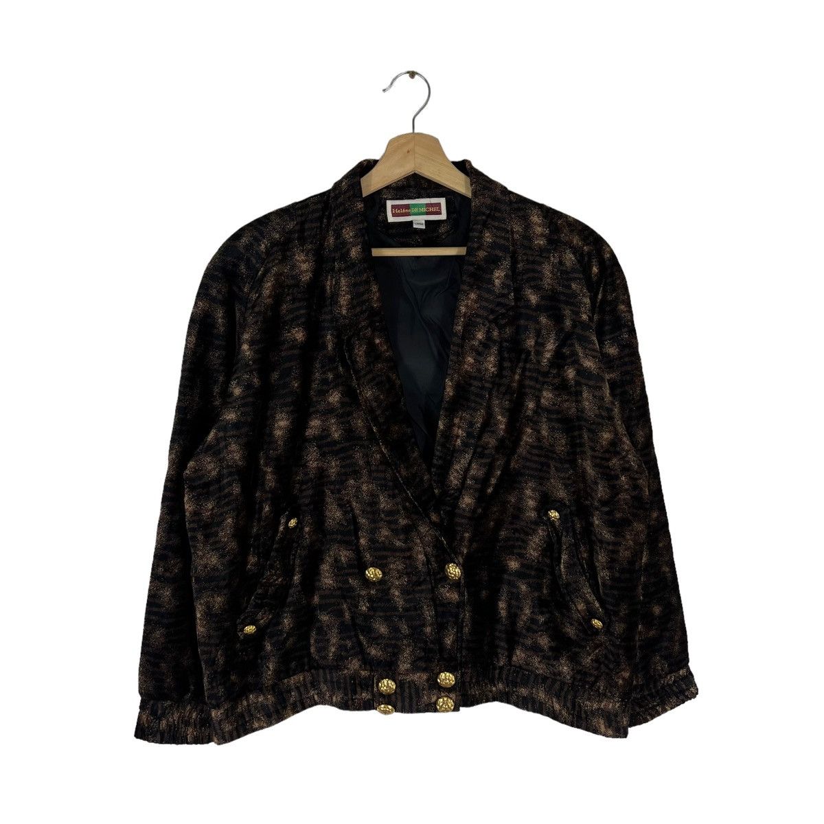 Japanese Brand VINTAGE CARDIGAN BOMBER JACKET DESIGN HELENEDEMICHAEL JAPAN Size US L / EU 52-54 / 3 - 1 Thumbnail