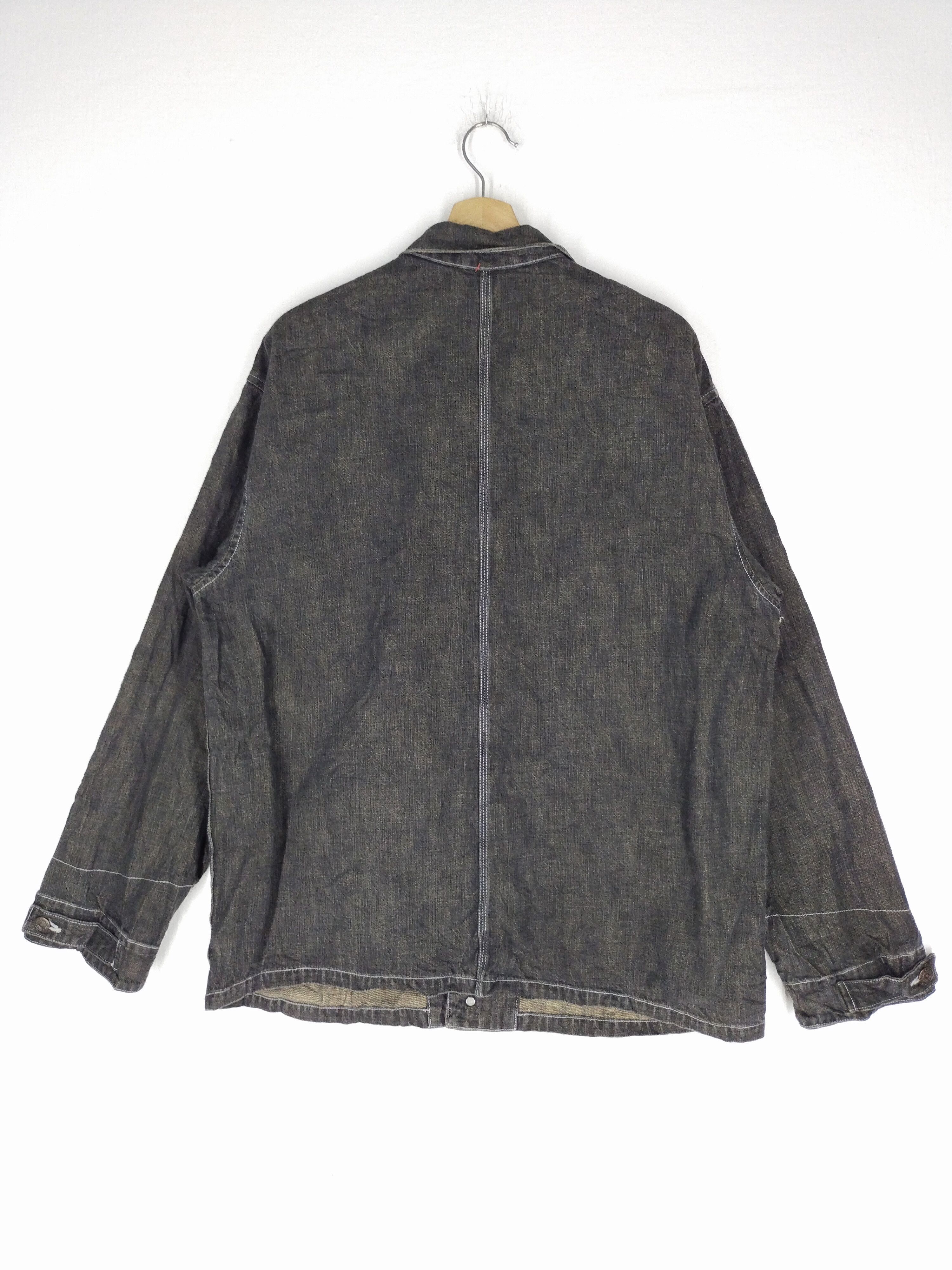 If Six Was Nine × Japanese Brand 🔥 Metropia Denim Jacket Size US L / EU 52-54 / 3 - 10 Thumbnail