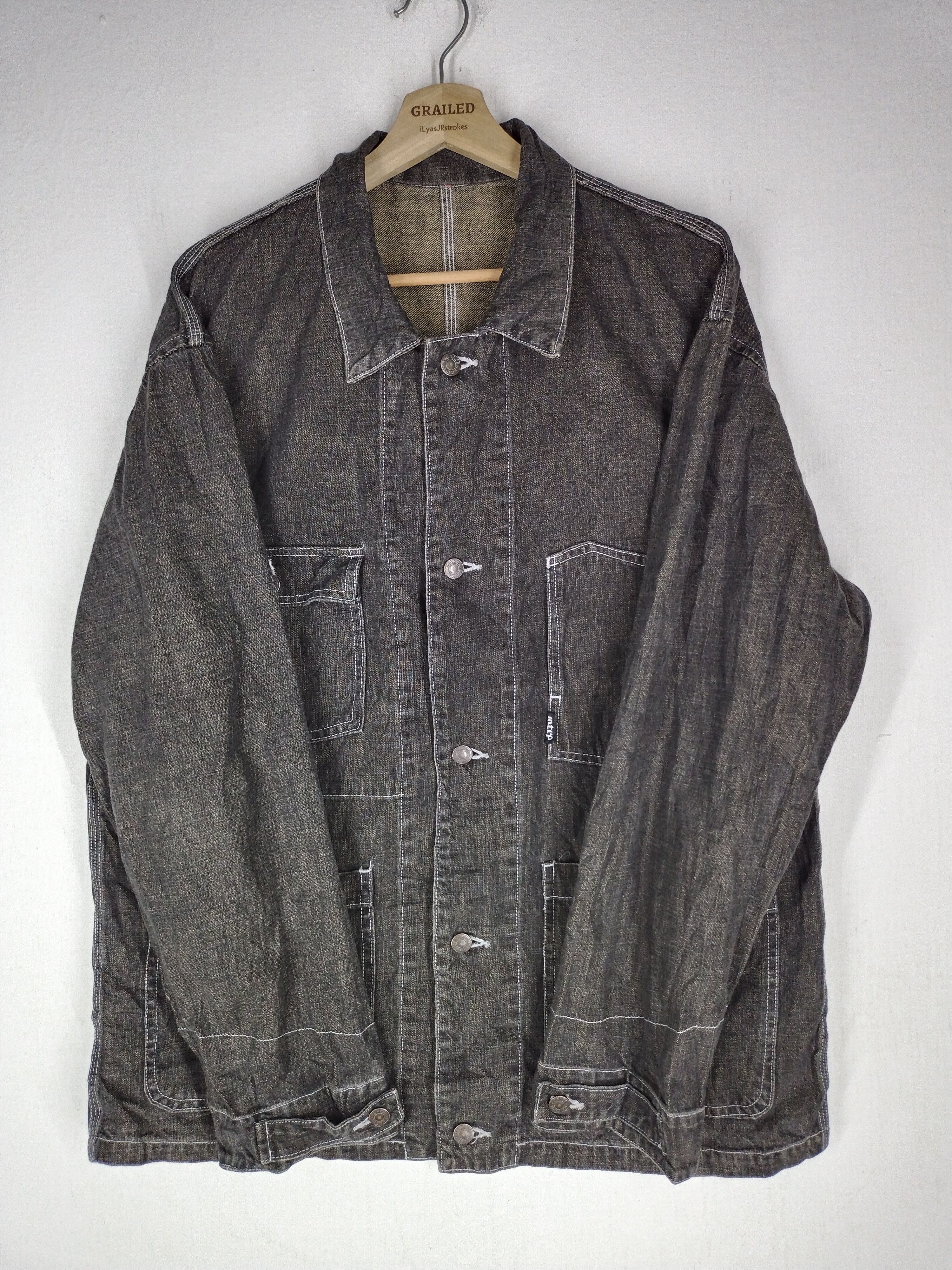 If Six Was Nine × Japanese Brand 🔥 Metropia Denim Jacket Size US L / EU 52-54 / 3 - 1 Thumbnail