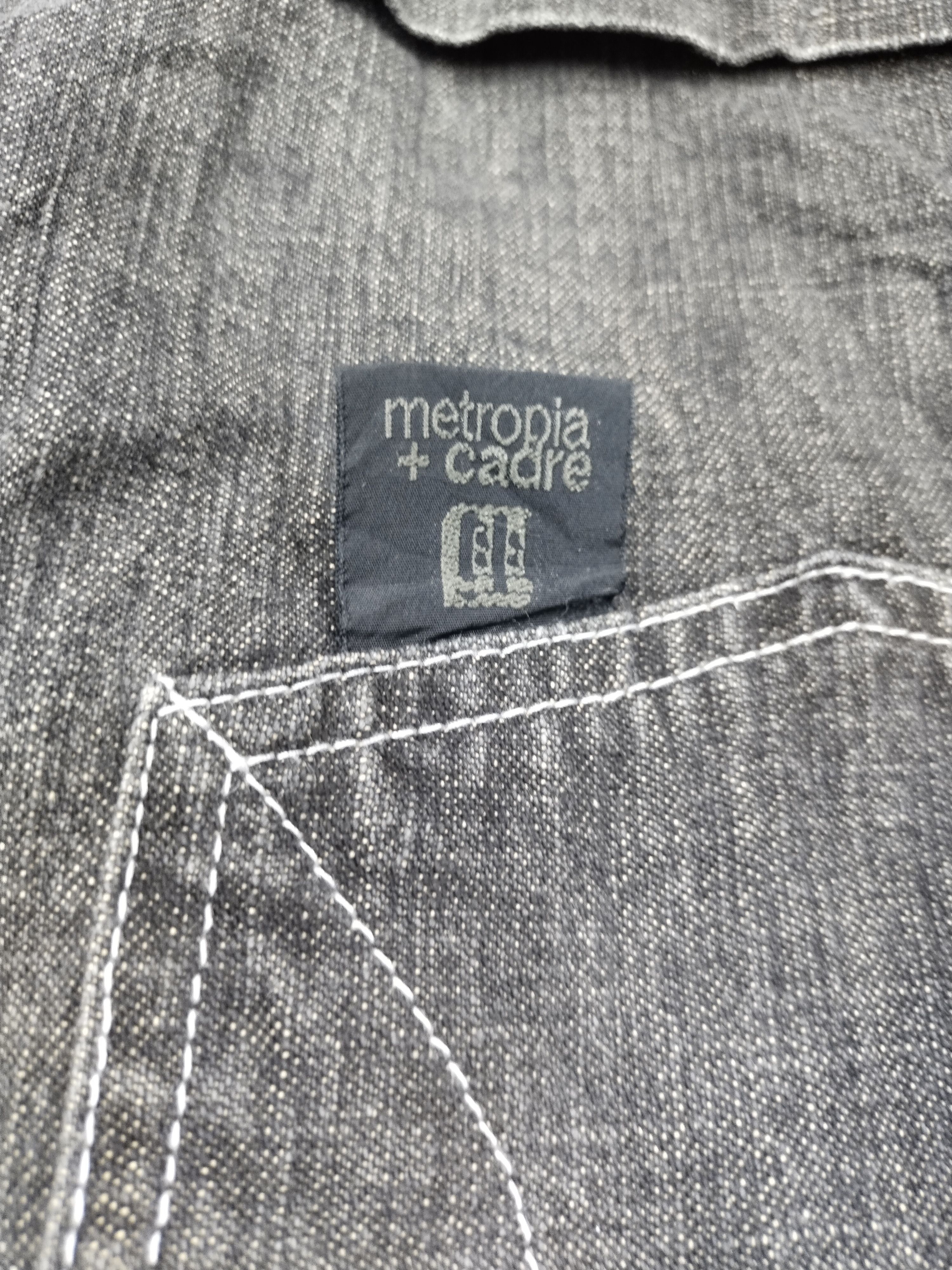 If Six Was Nine × Japanese Brand 🔥 Metropia Denim Jacket Size US L / EU 52-54 / 3 - 6 Thumbnail