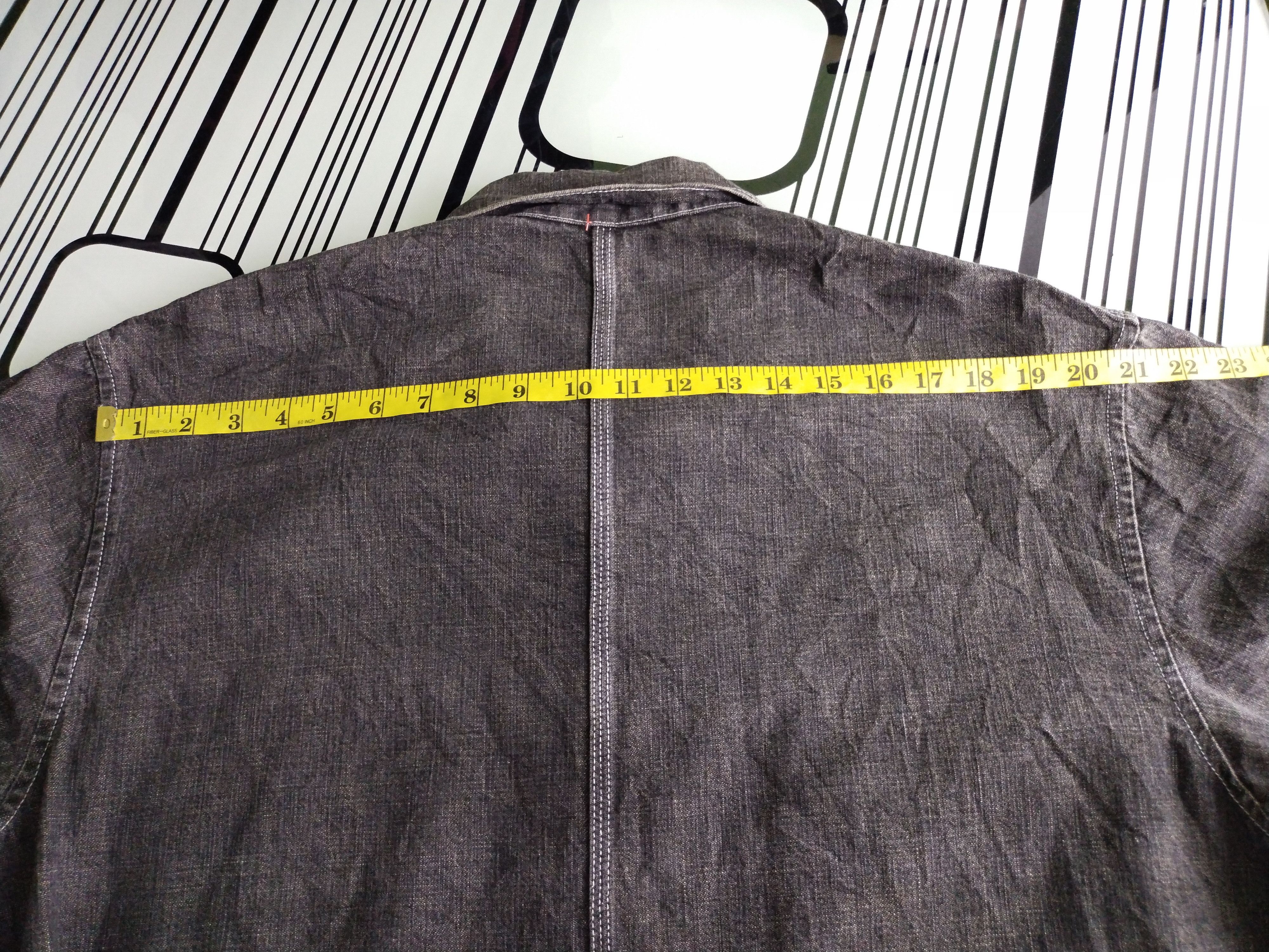 If Six Was Nine × Japanese Brand 🔥 Metropia Denim Jacket Size US L / EU 52-54 / 3 - 14 Thumbnail