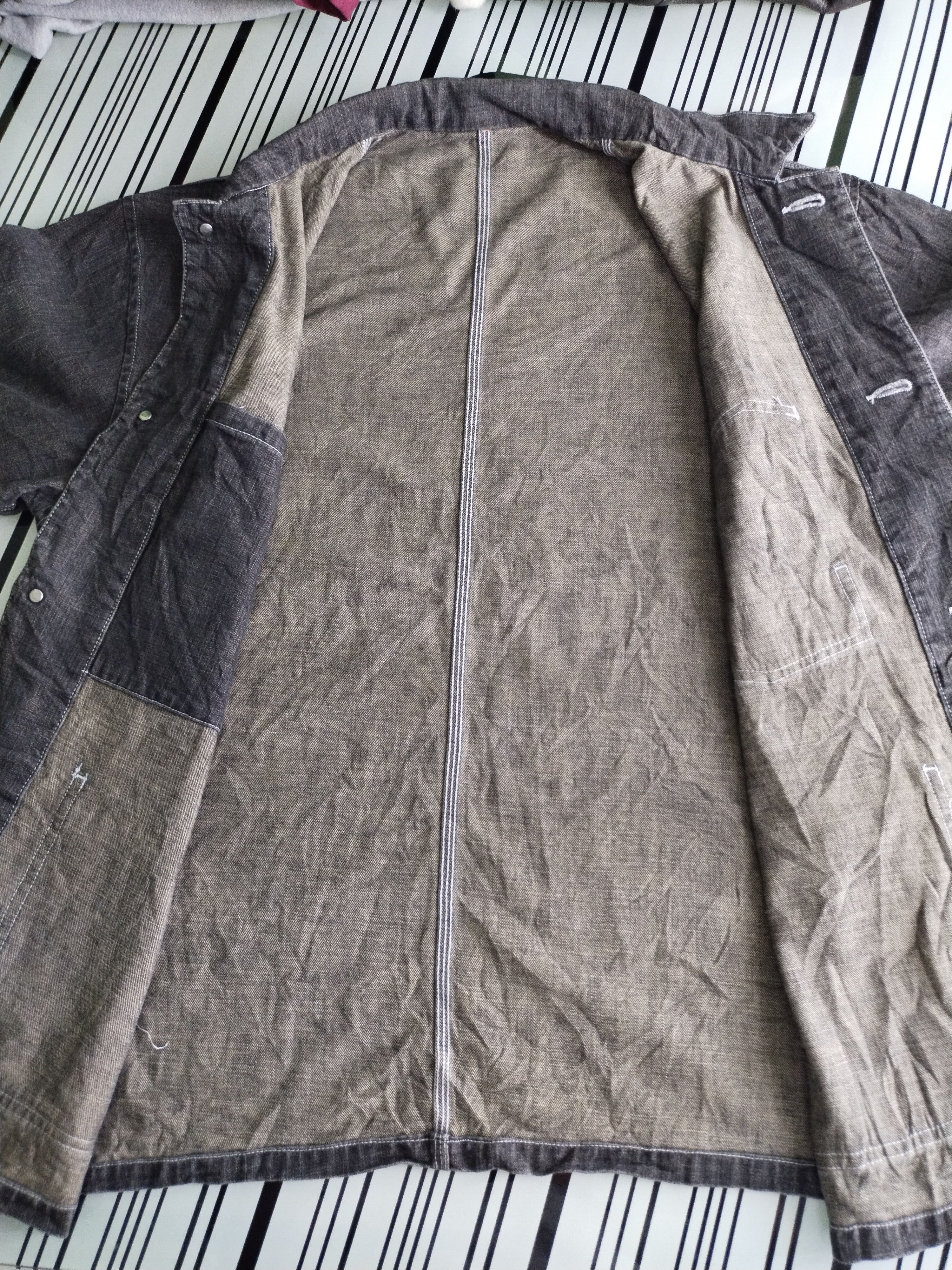 If Six Was Nine × Japanese Brand 🔥 Metropia Denim Jacket Size US L / EU 52-54 / 3 - 9 Thumbnail