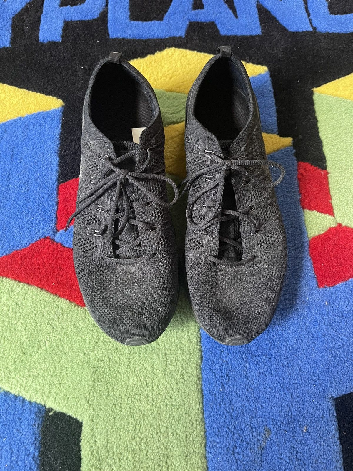 Nike NIKE FLYKNIT TRAINER - TRIPLE BLACK Size US 10.5 / EU 43-44 - 3 Thumbnail
