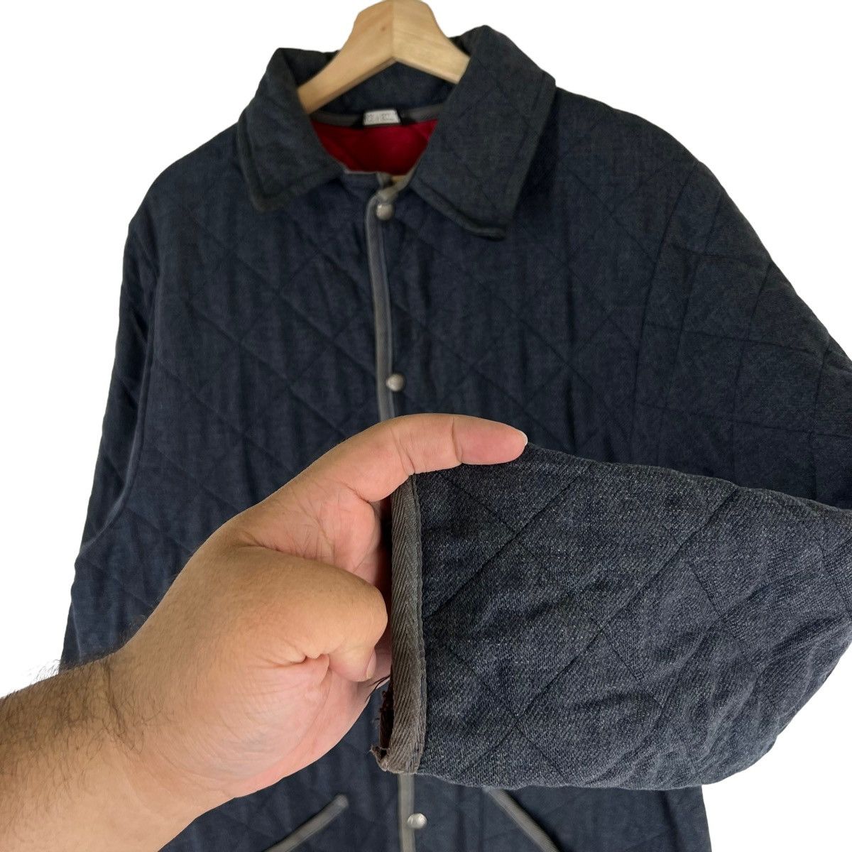 Mackintosh VINTAGE QUILTED BUTTON JACKET MACKINTOSH MADE IN SCOTLAND Size US M / EU 48-50 / 2 - 5 Thumbnail