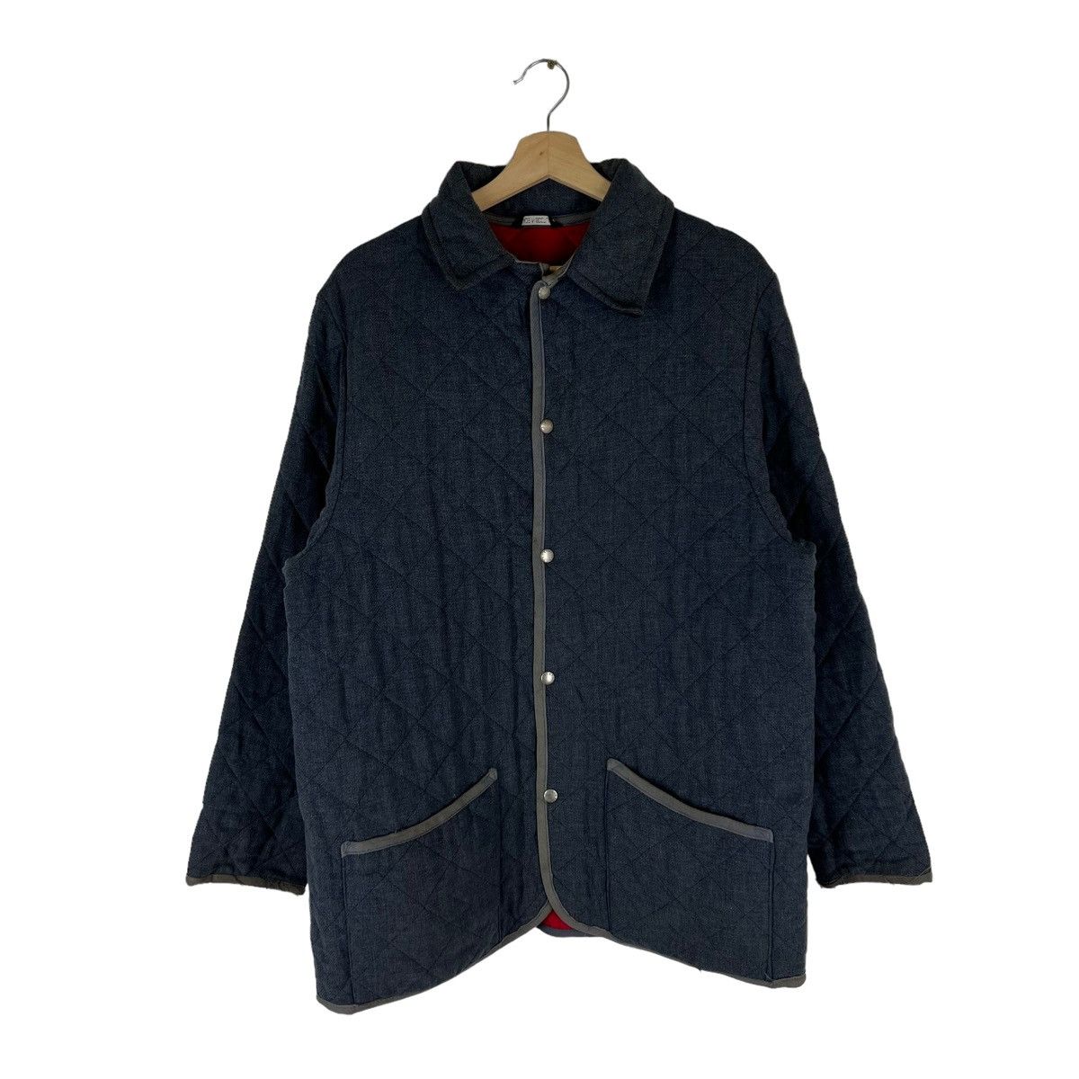 Mackintosh VINTAGE QUILTED BUTTON JACKET MACKINTOSH MADE IN SCOTLAND Size US M / EU 48-50 / 2 - 1 Thumbnail