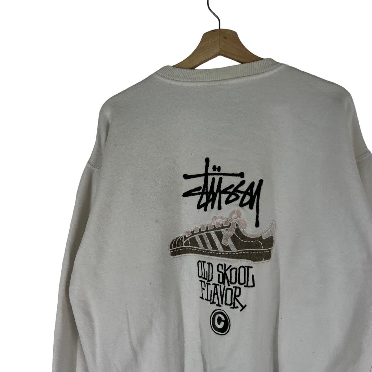 Stussy VINTAGE STUSSY SWEATSHIRT CREWNECK BIG LOGO STREETWEAR STYLE Size US L / EU 52-54 / 3 - 6 Thumbnail