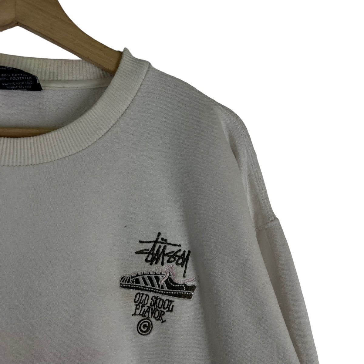 Stussy VINTAGE STUSSY SWEATSHIRT CREWNECK BIG LOGO STREETWEAR STYLE Size US L / EU 52-54 / 3 - 4 Thumbnail