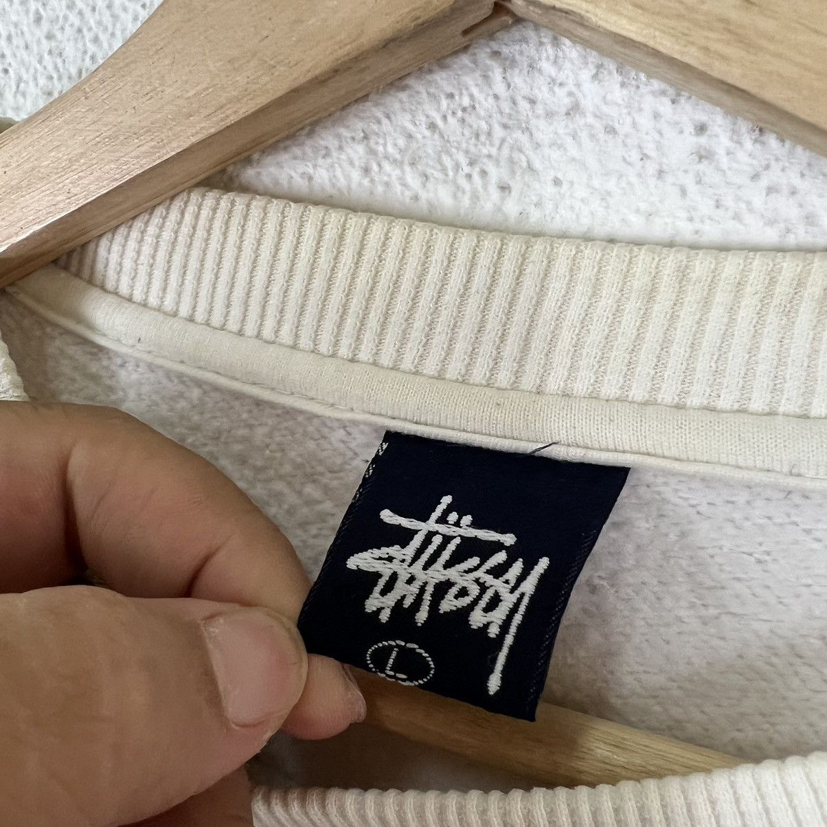 Stussy VINTAGE STUSSY SWEATSHIRT CREWNECK BIG LOGO STREETWEAR STYLE Size US L / EU 52-54 / 3 - 9 Thumbnail