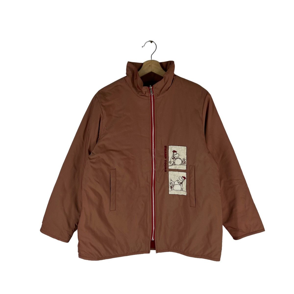 Cartoon Network VINTAGE REVERSIBLE JACKET SWAMP TOURS BIG LOGO CARTOON Size US M / EU 48-50 / 2 - 1 Thumbnail