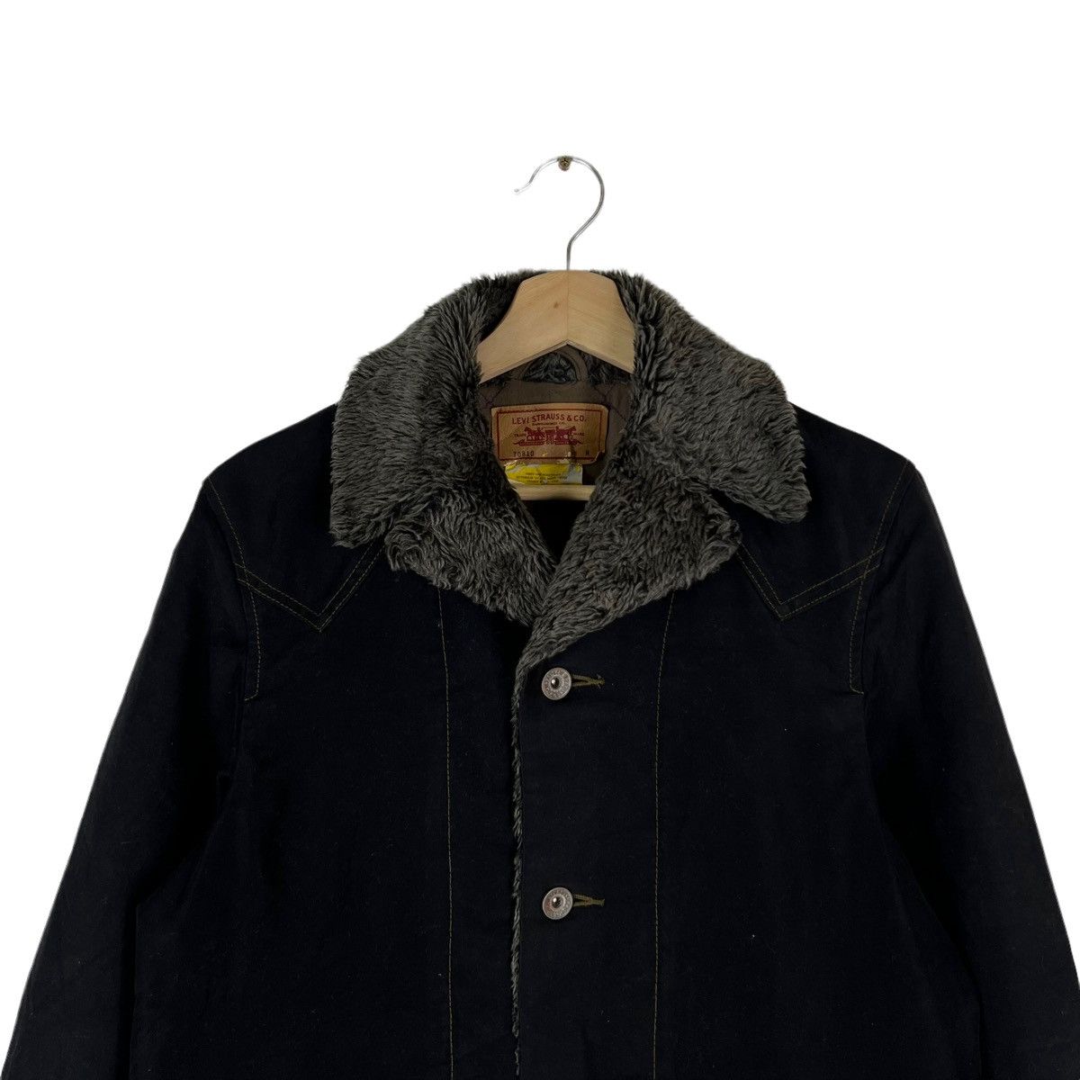 Levi's VINTAGE LEVI’S MINK FUR COLLAR CHORE JACKET Size US M / EU 48-50 / 2 - 2 Thumbnail