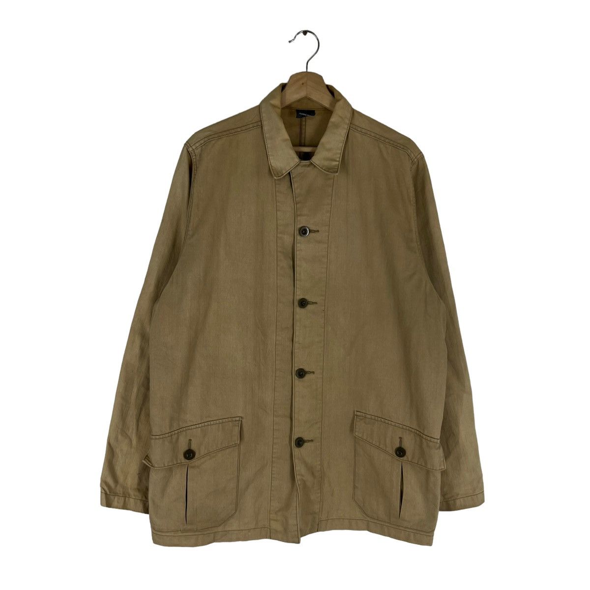 Japanese Brand VINTAGE CHORE JACKET GLOBAL WORK INSPIRED ISSEY MIYAKE JAPAN Size US XL / EU 56 / 4 - 1 Thumbnail