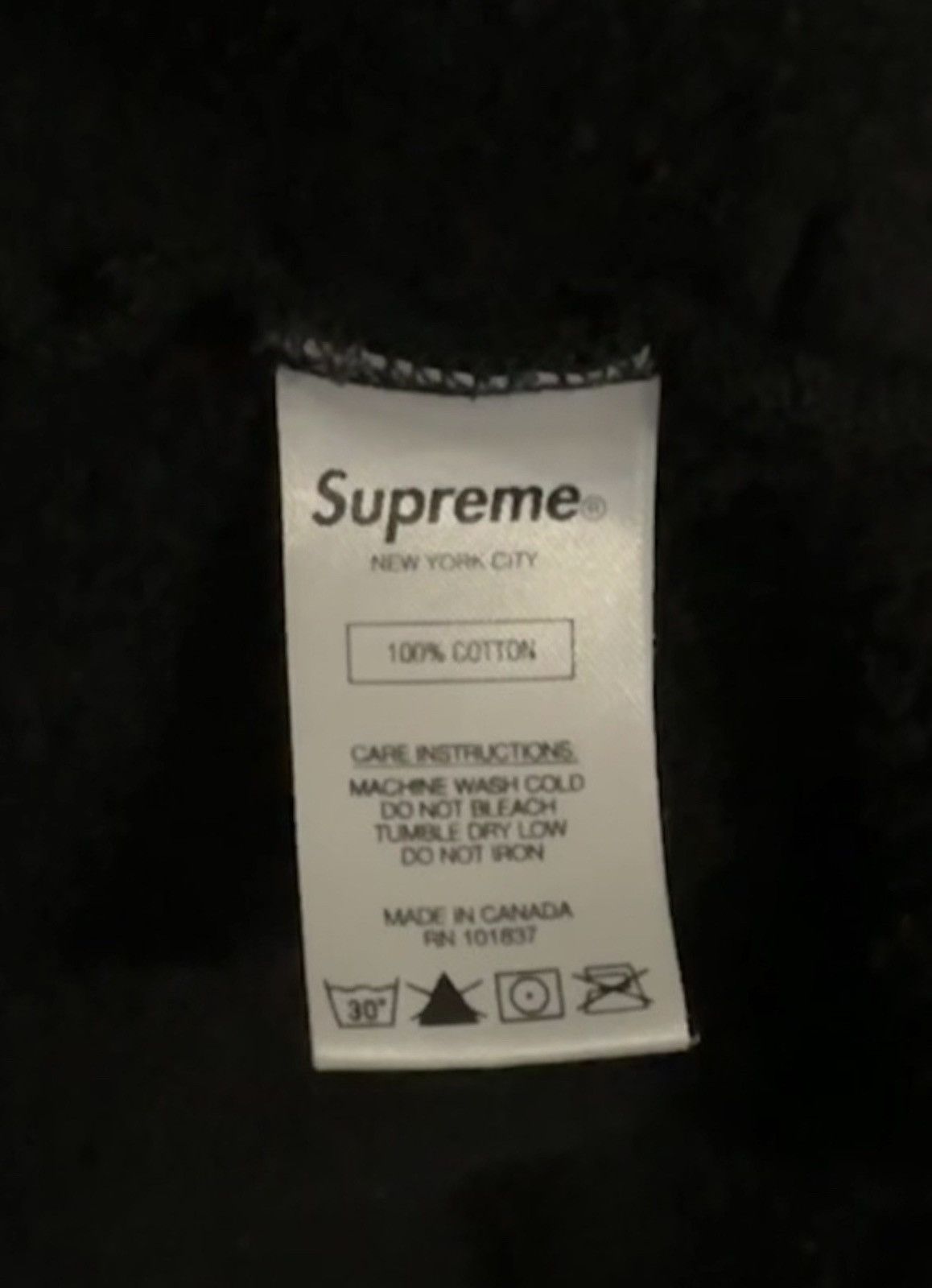 Supreme SUPREME CORNER LABEL HOODED SWEATSHIRT Size US XL / EU 56 / 4 - 6 Thumbnail