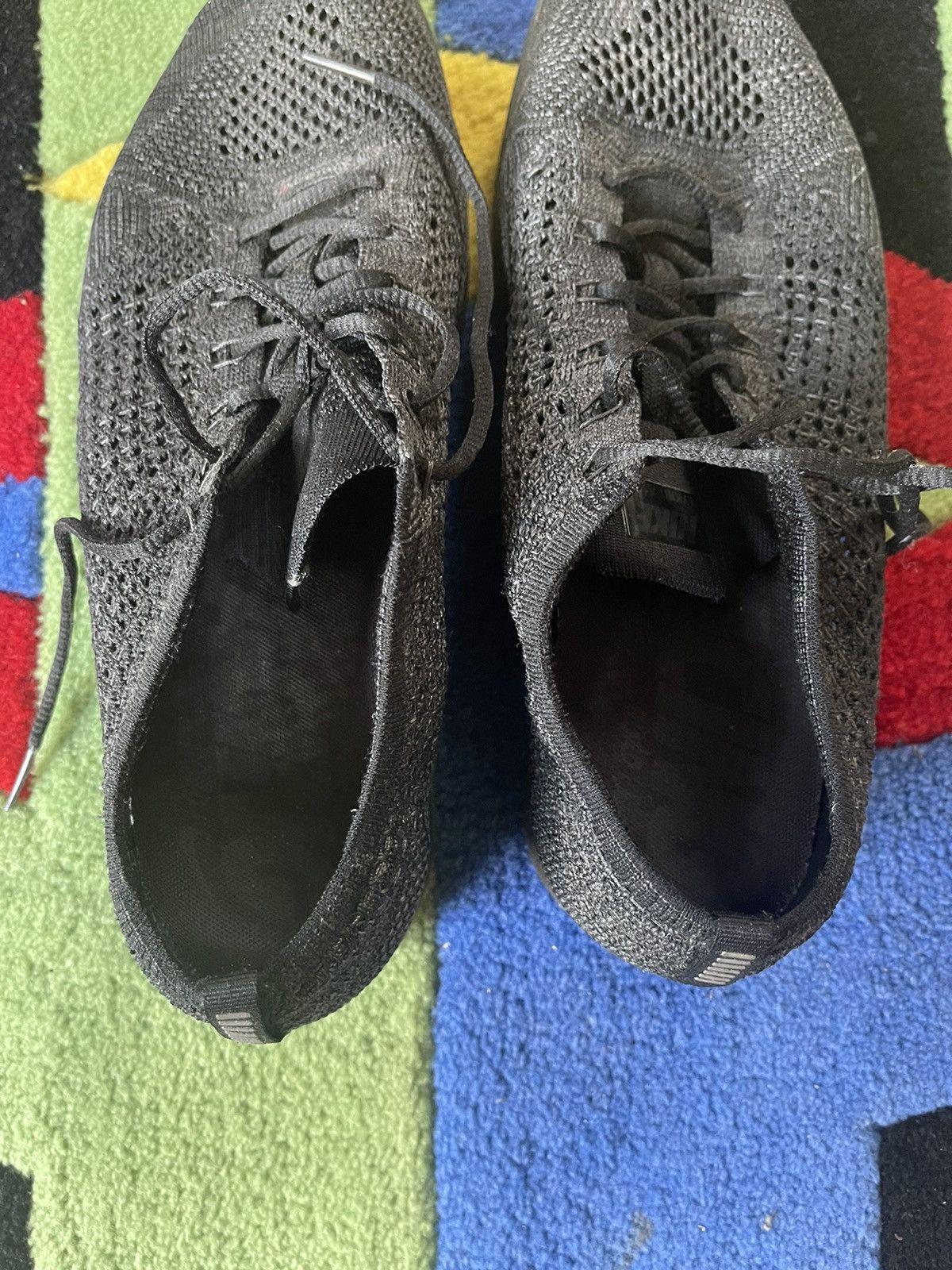 Nike NIKE FLYKNIT RACER - TRIPLE BLACK Size US 10.5 / EU 43-44 - 5 Thumbnail