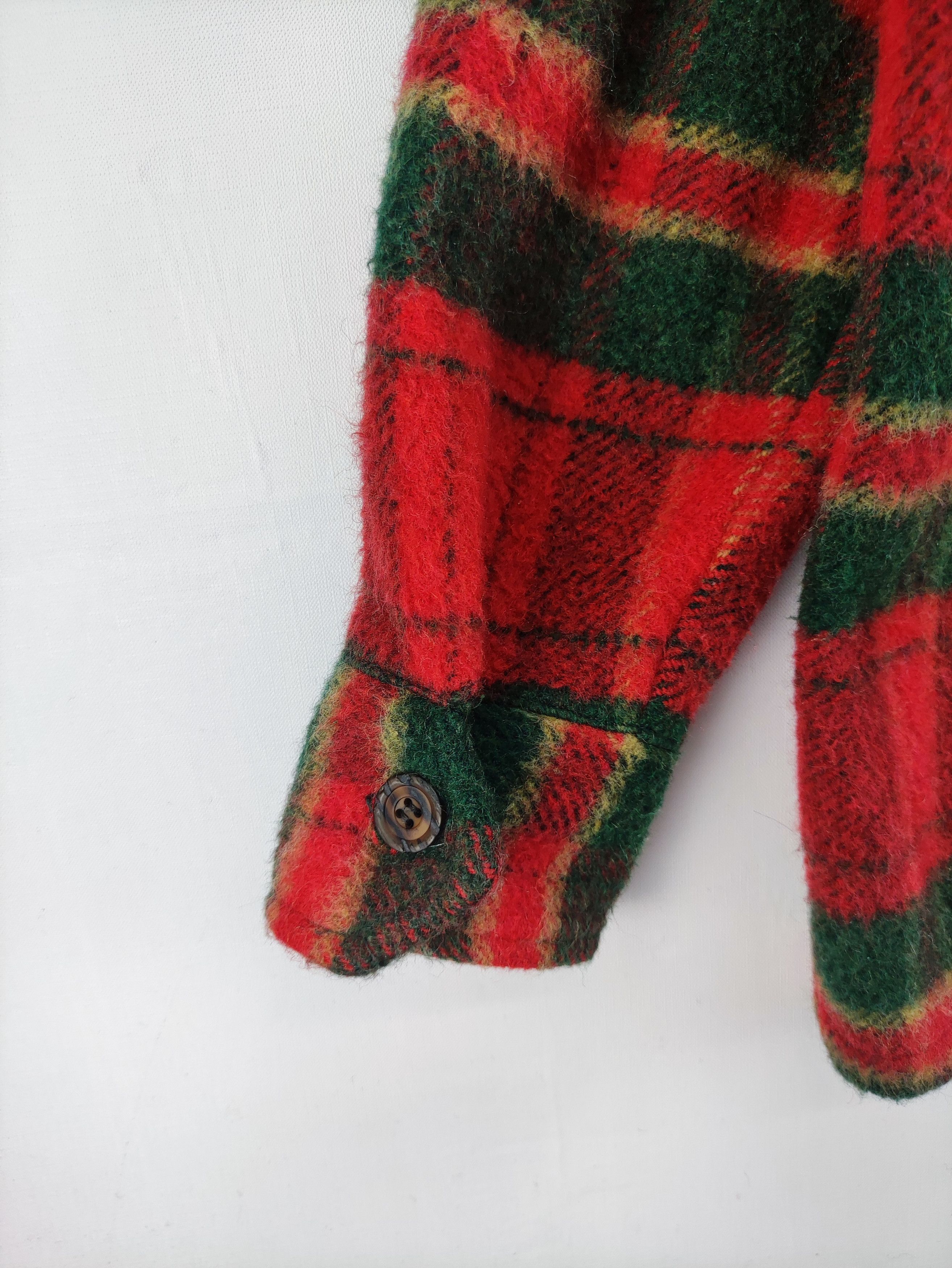 Flannel Vintage Wool Shirt Button Up By Deacon Brothers Size US XL / EU 56 / 4 - 6 Thumbnail