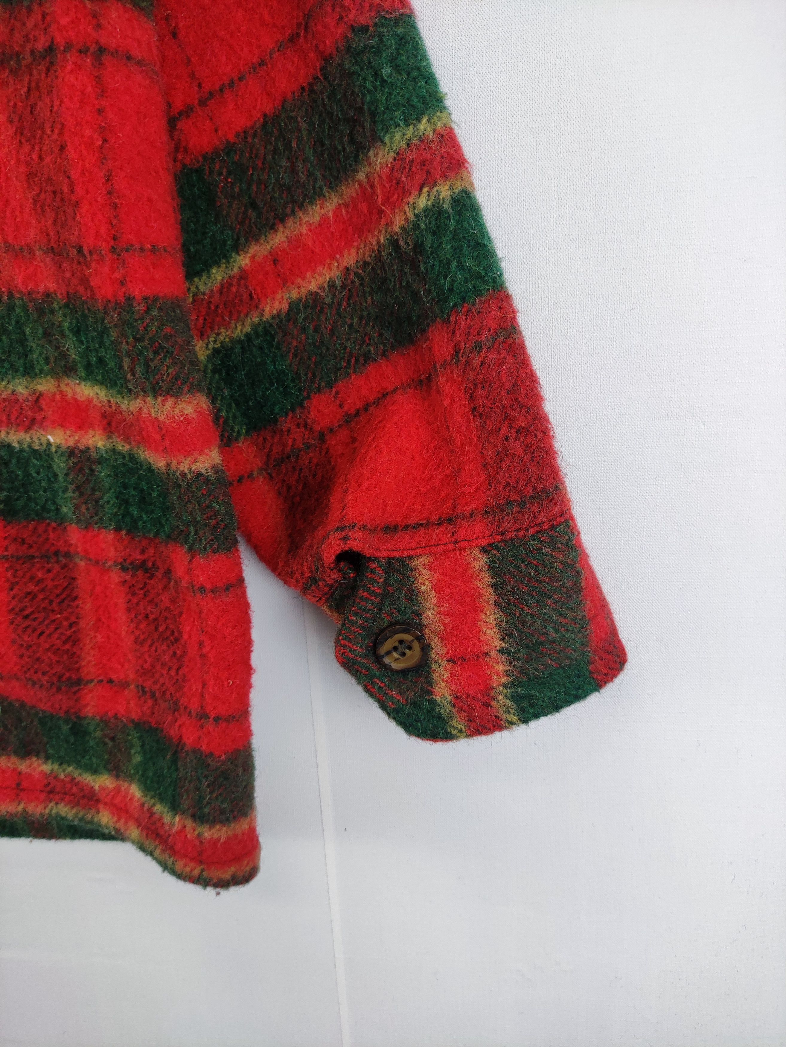 Flannel Vintage Wool Shirt Button Up By Deacon Brothers Size US XL / EU 56 / 4 - 5 Thumbnail