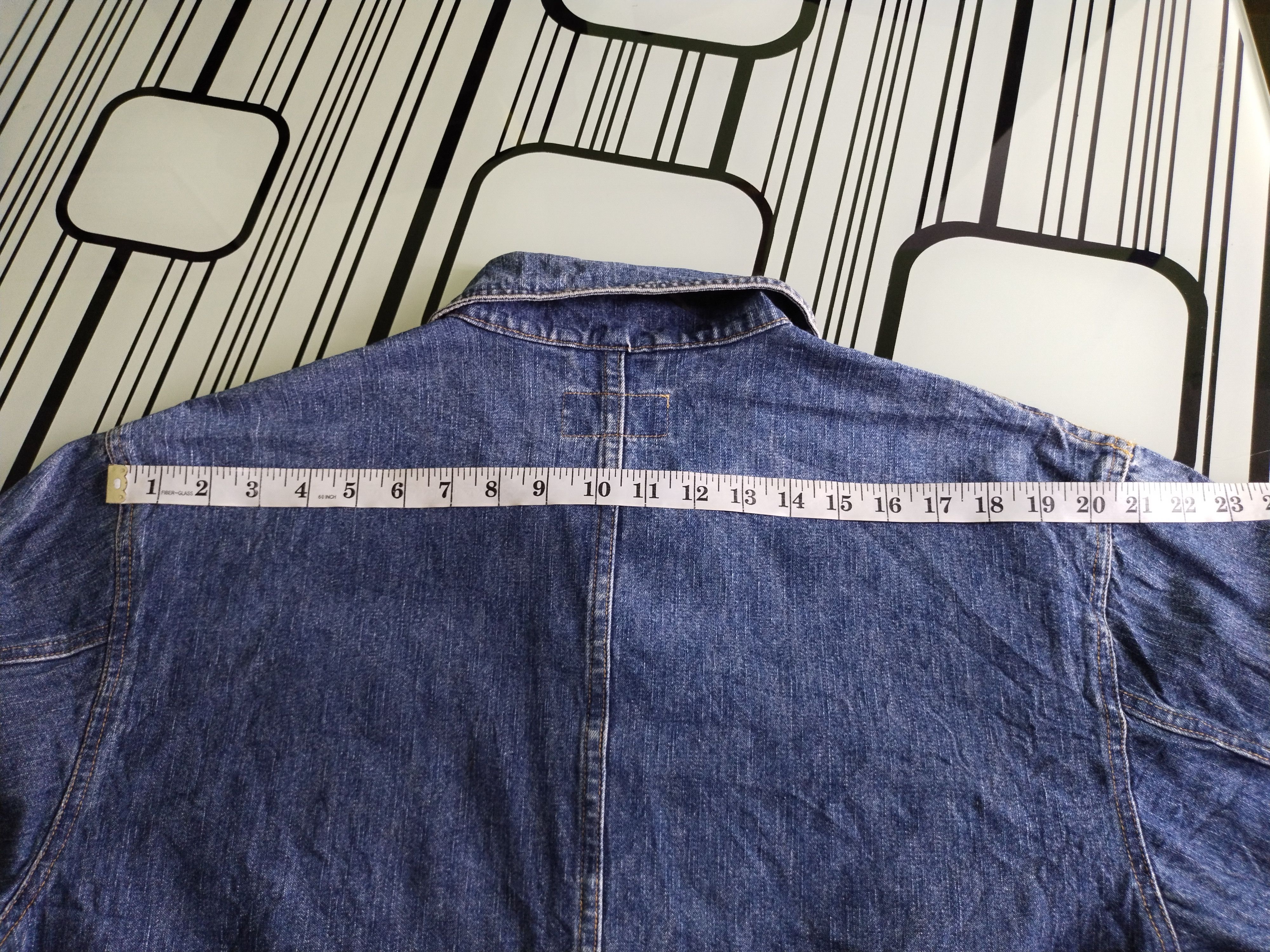 If Six Was Nine × Japanese Brand × Vintage 🔥 VTG PRACT STUDIO BUTTON HICKORY CHORE JACKET Size US M / EU 48-50 / 2 - 14 Thumbnail