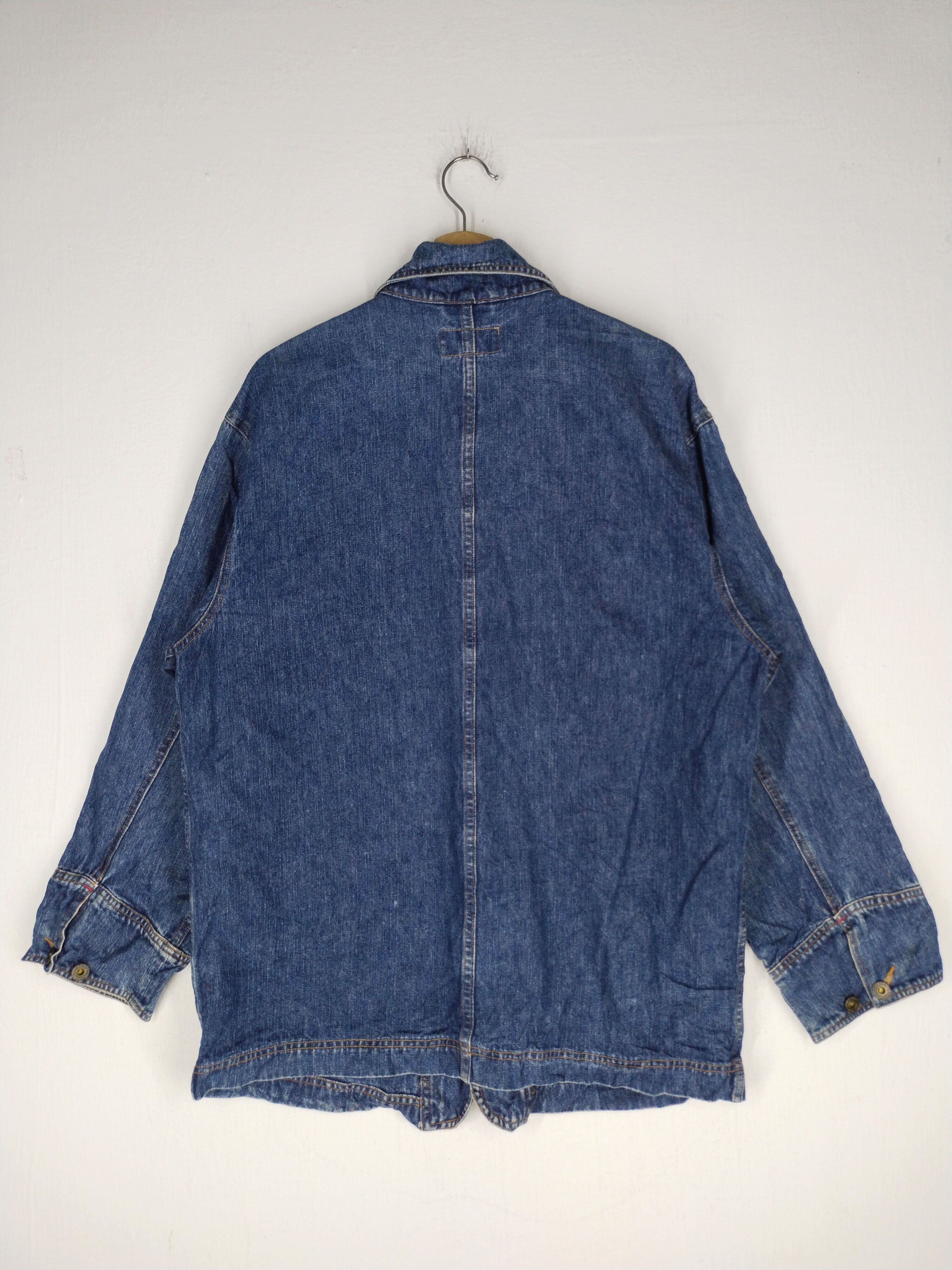 If Six Was Nine × Japanese Brand × Vintage 🔥 VTG PRACT STUDIO BUTTON HICKORY CHORE JACKET Size US M / EU 48-50 / 2 - 2 Thumbnail