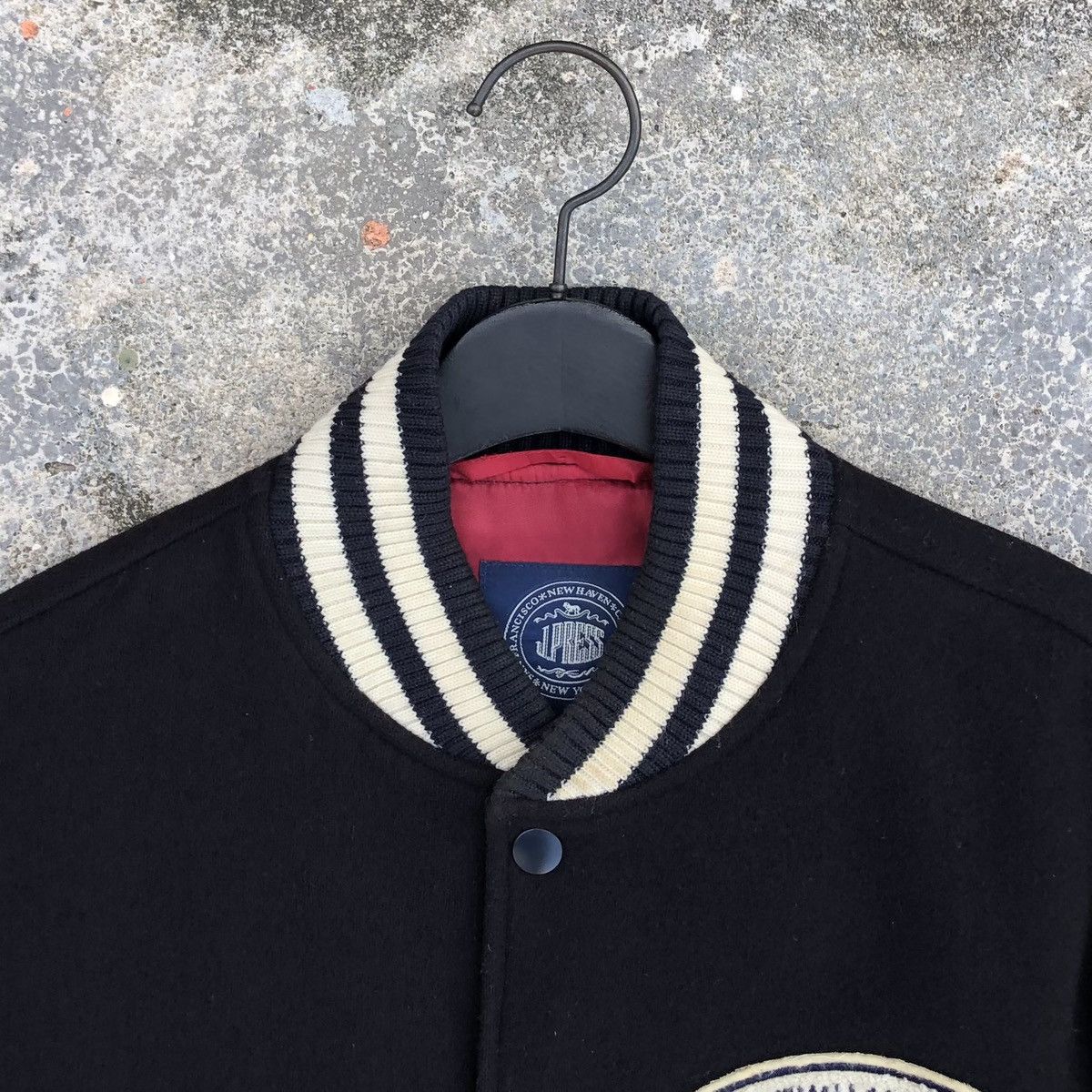 Vintage Vintage J.PRESS Wool Cow Leather Varsity Jacket Size US L / EU 52-54 / 3 - 5 Thumbnail