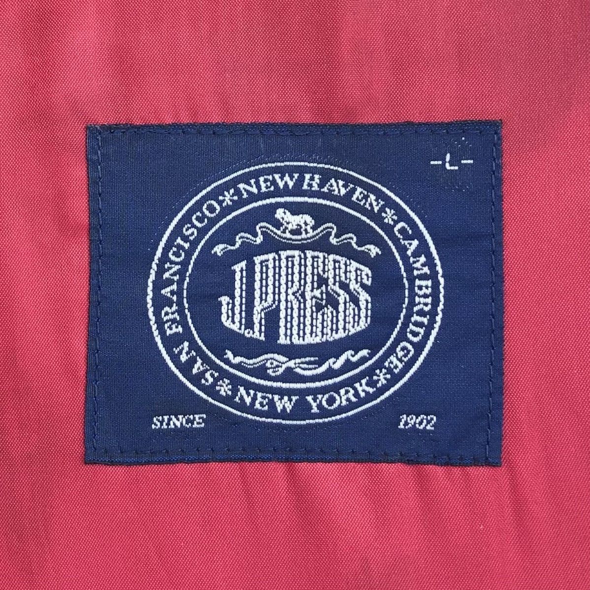 Vintage Vintage J.PRESS Wool Cow Leather Varsity Jacket Size US L / EU 52-54 / 3 - 13 Thumbnail