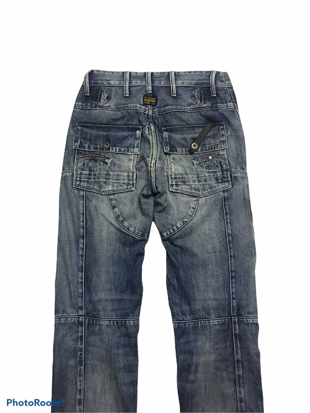 G-Star 💥Vintage Gstar raw Biker Denim Size US 30 / EU 46 - 2 Thumbnail