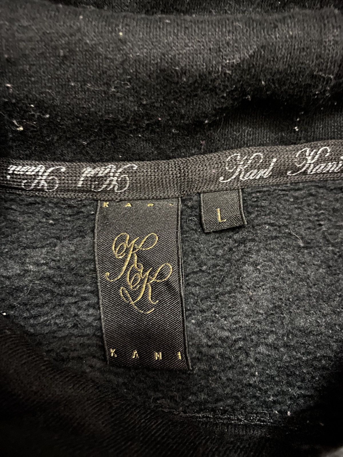 Japanese Brand × Karl Kani × Vintage Karl Kani Spell Out Hoodie Size US L / EU 52-54 / 3 - 6 Thumbnail