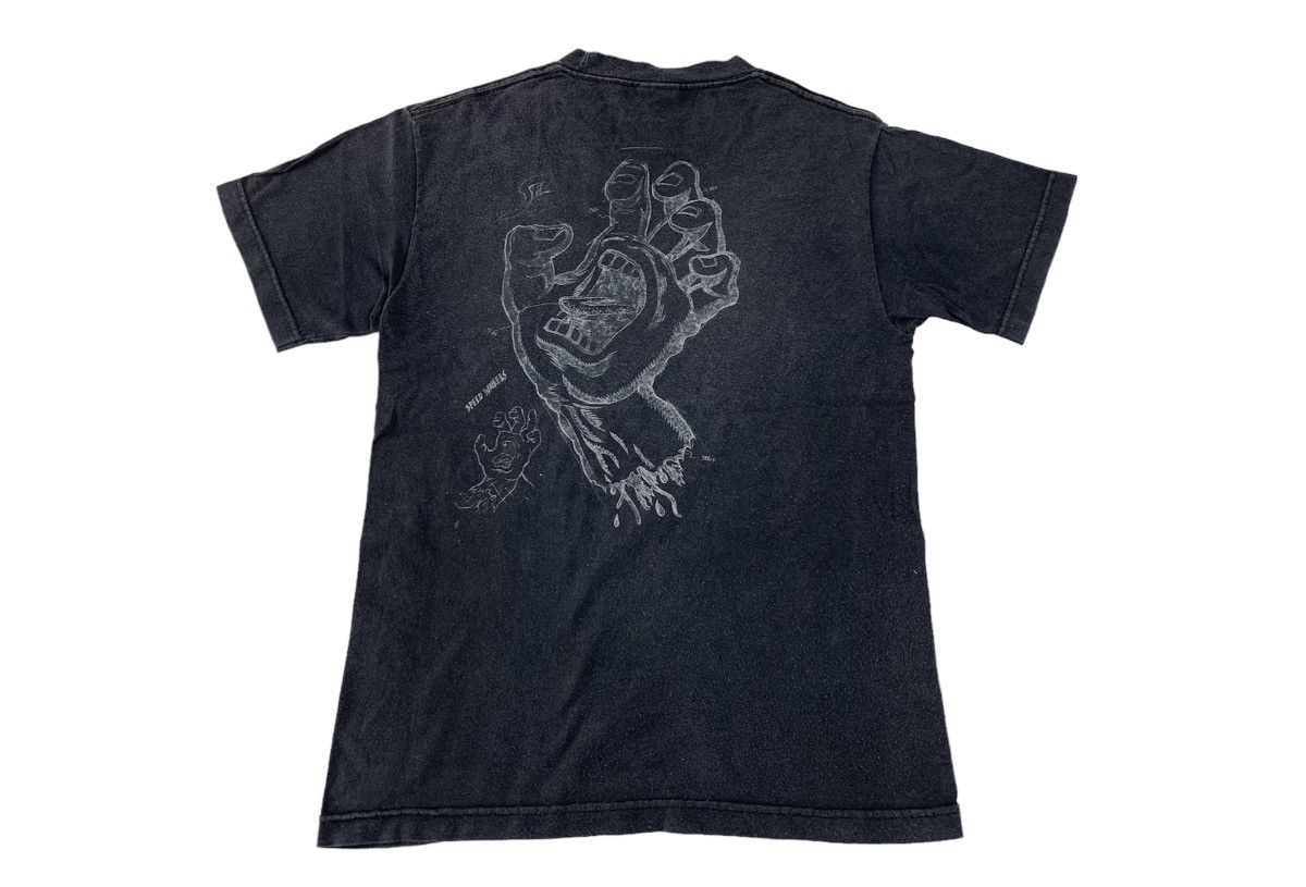 Santa Cruz Skateboards Santa Cruz Skateboard Speed Wheel Screaming Hand Printed Tee Size US S / EU 44-46 / 1 - 1 Thumbnail