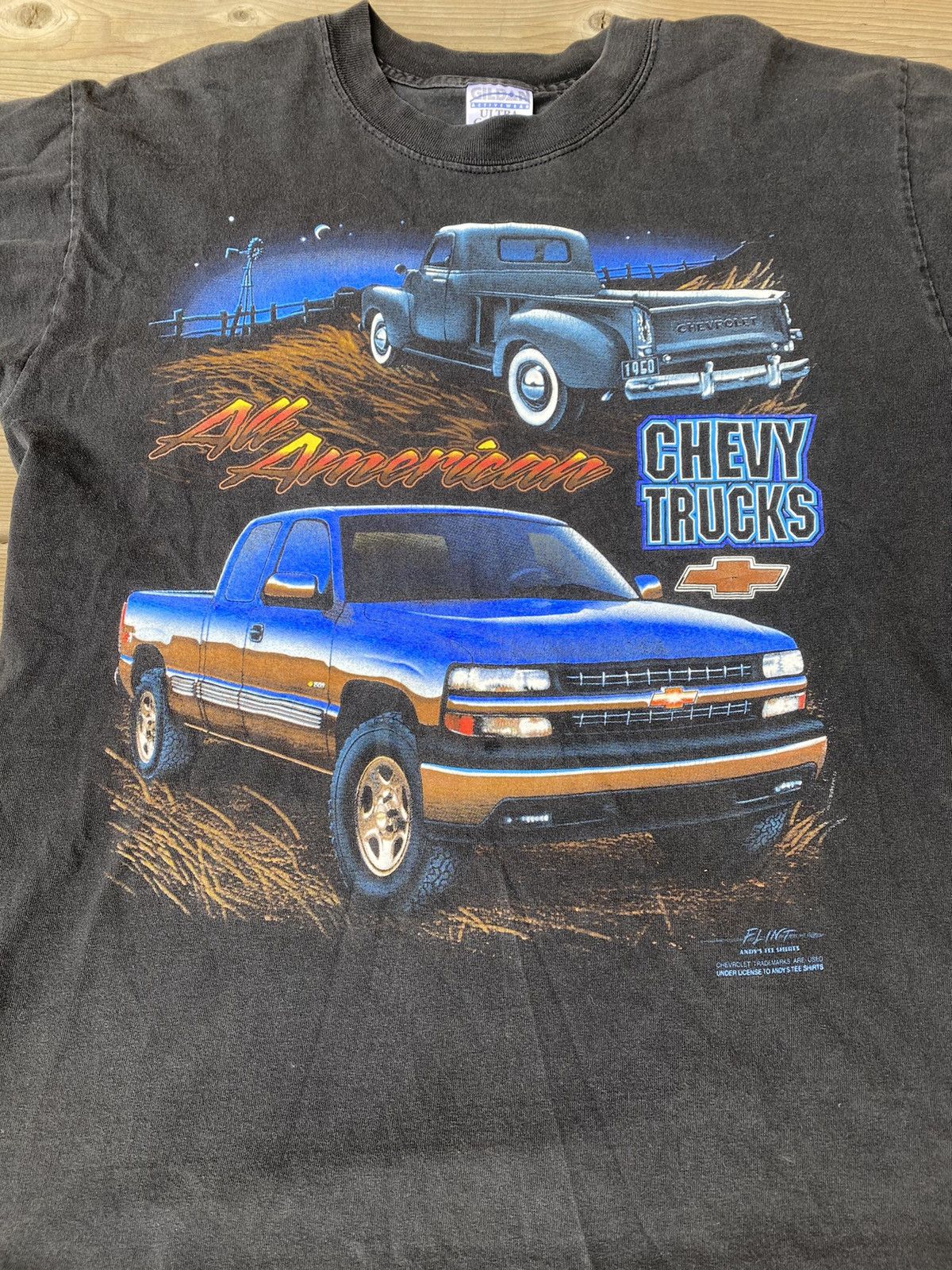 Band Tees × Chevrolet × Vintage Vintage Y2K Chevy Tee / Chevrolet Silverado / Car Shirt Size US L / EU 52-54 / 3 - 2 Thumbnail