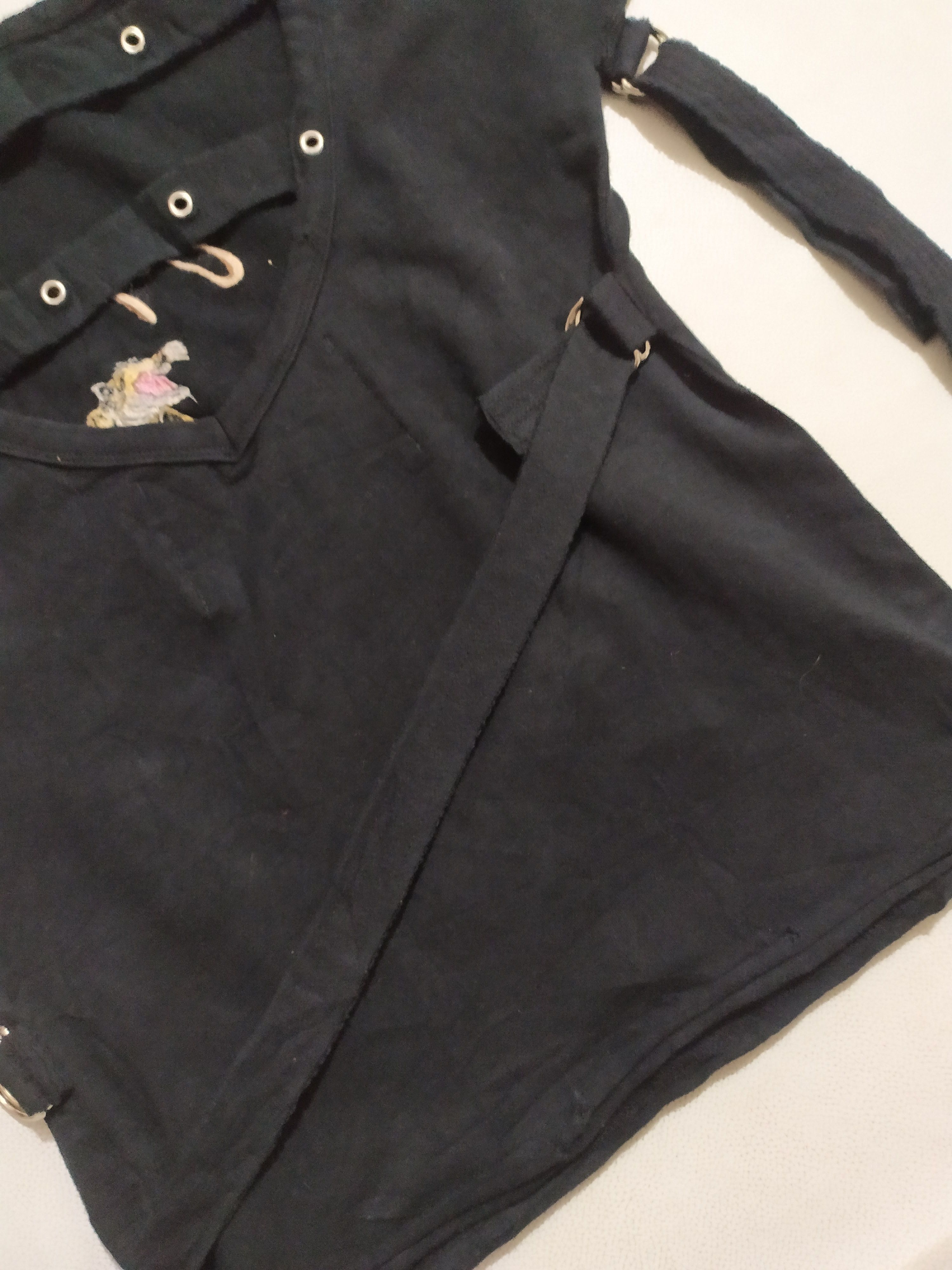 Japanese Brand Women T-shirt Embroidery Souvenir Sukajan Punk Bondage Size XS / US 0-2 / IT 36-38 - 6 Thumbnail