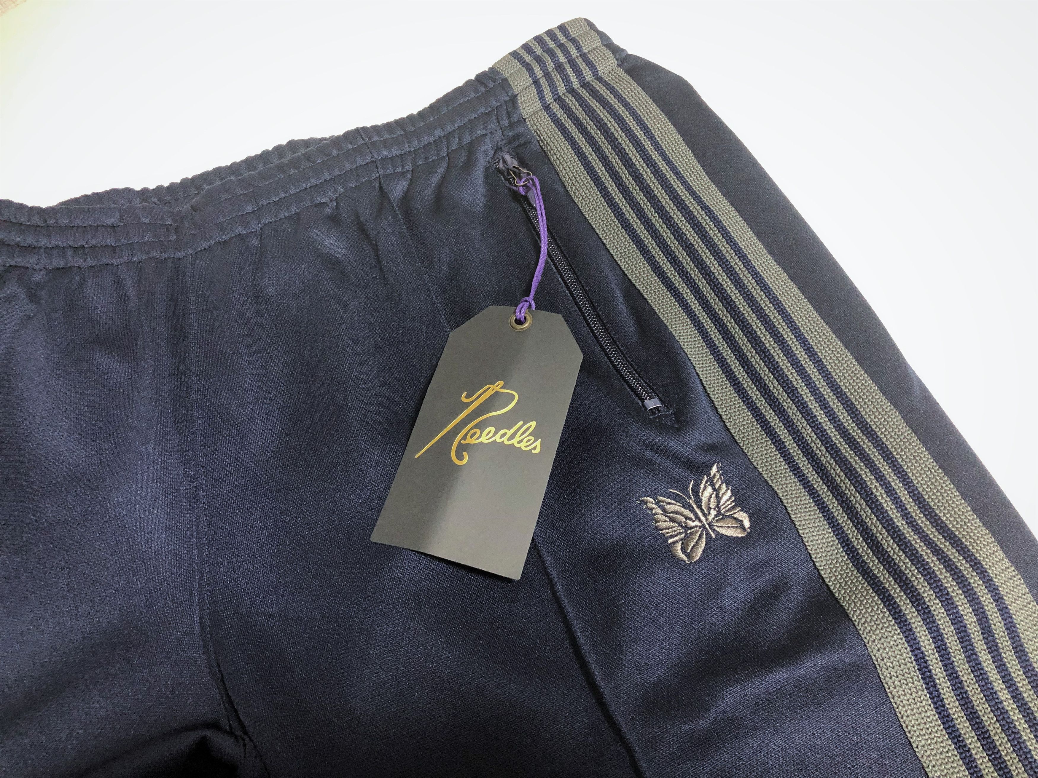 Needles Needles Narrow Track pant poly smooth navy new 21AW XS Size US 29 - 6 Thumbnail