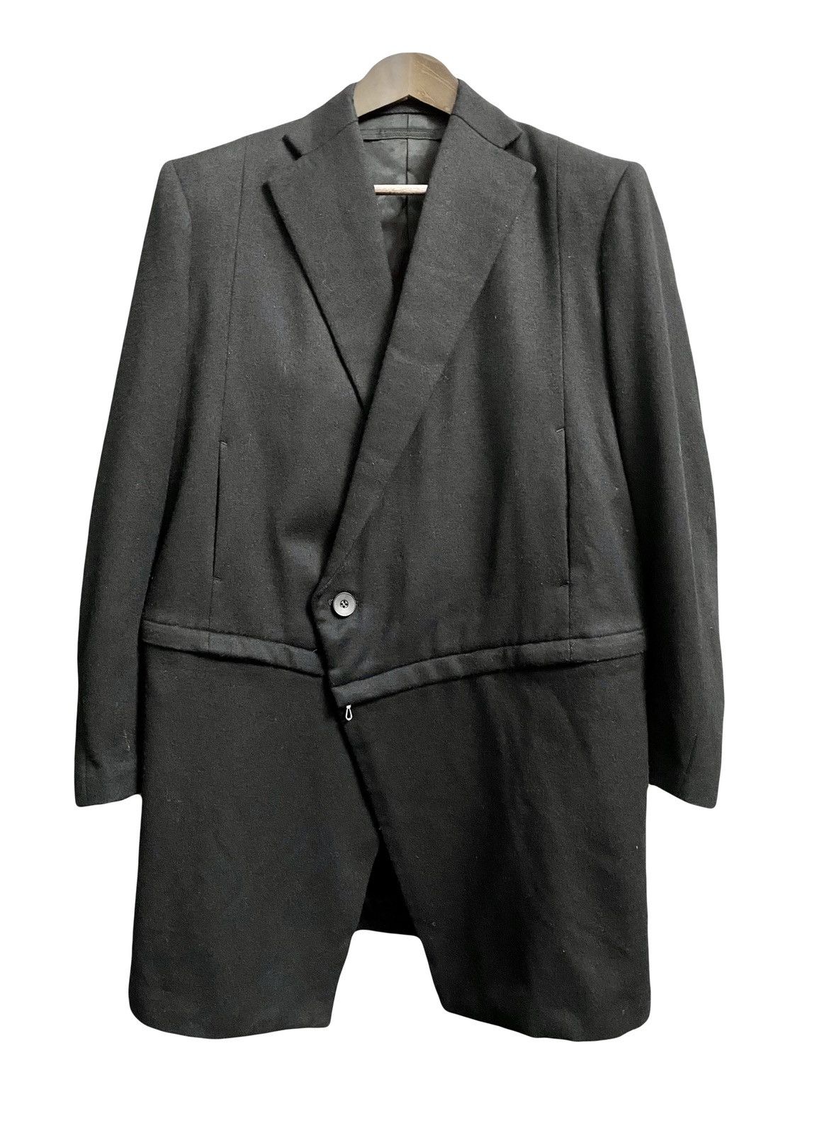 Julius Julius 7 Japan black cashmere & wool coat fall 2018 t2 Size US M / EU 48-50 / 2 - 7 Thumbnail