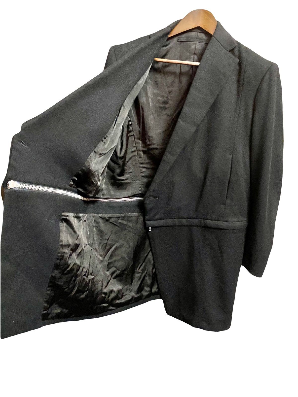Julius Julius 7 Japan black cashmere & wool coat fall 2018 t2 Size US M / EU 48-50 / 2 - 5 Thumbnail