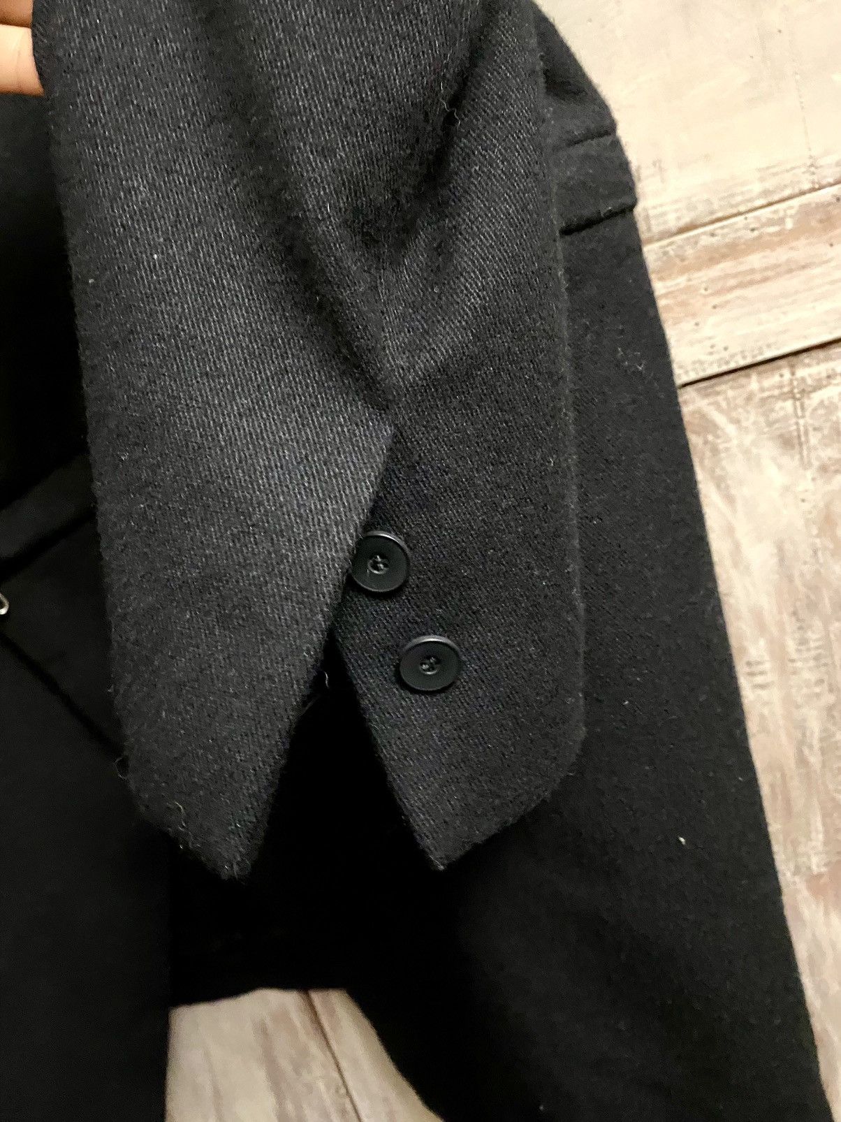 Julius Julius 7 Japan black cashmere & wool coat fall 2018 t2 Size US M / EU 48-50 / 2 - 9 Thumbnail